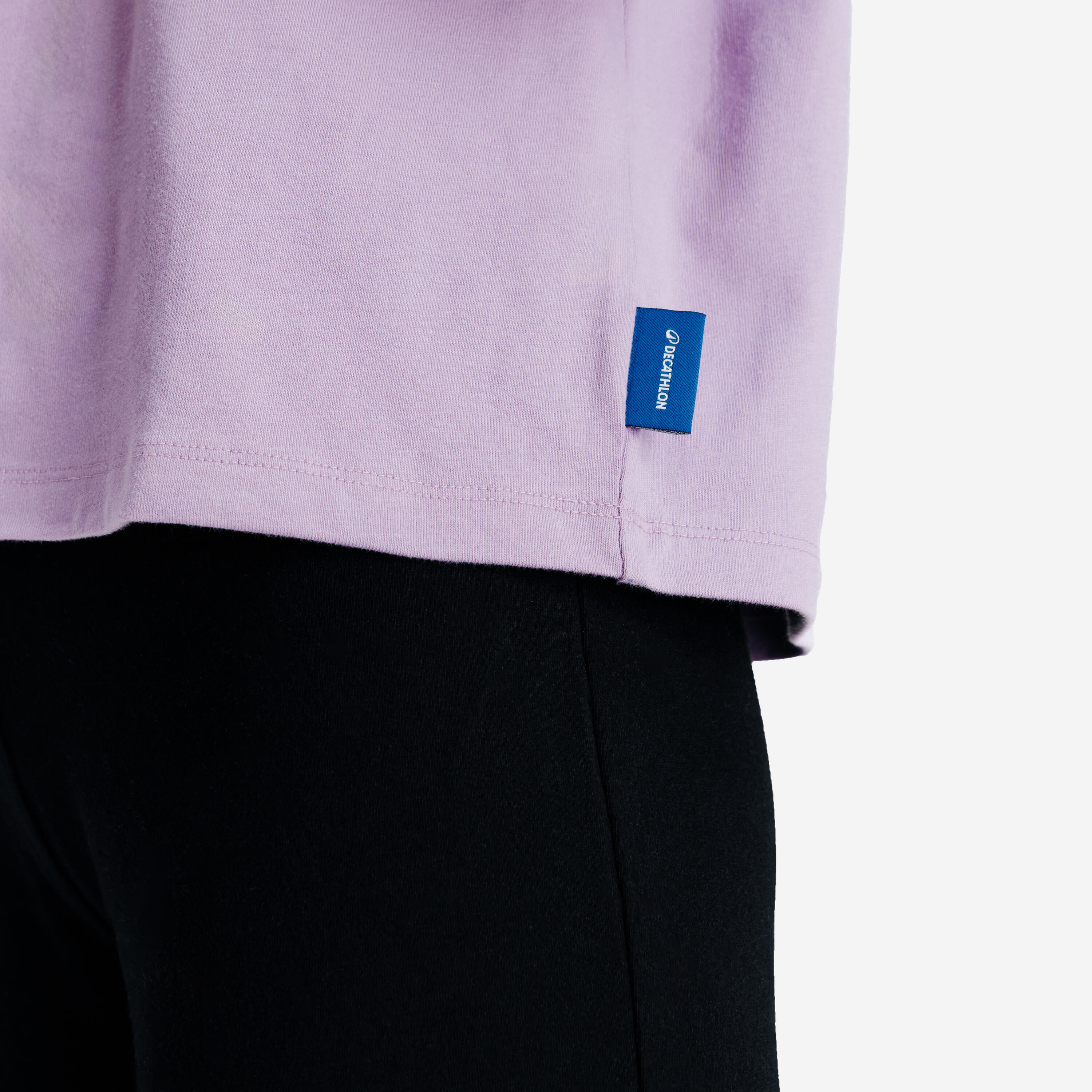 Camiseta crop mujer, violeta 5/5