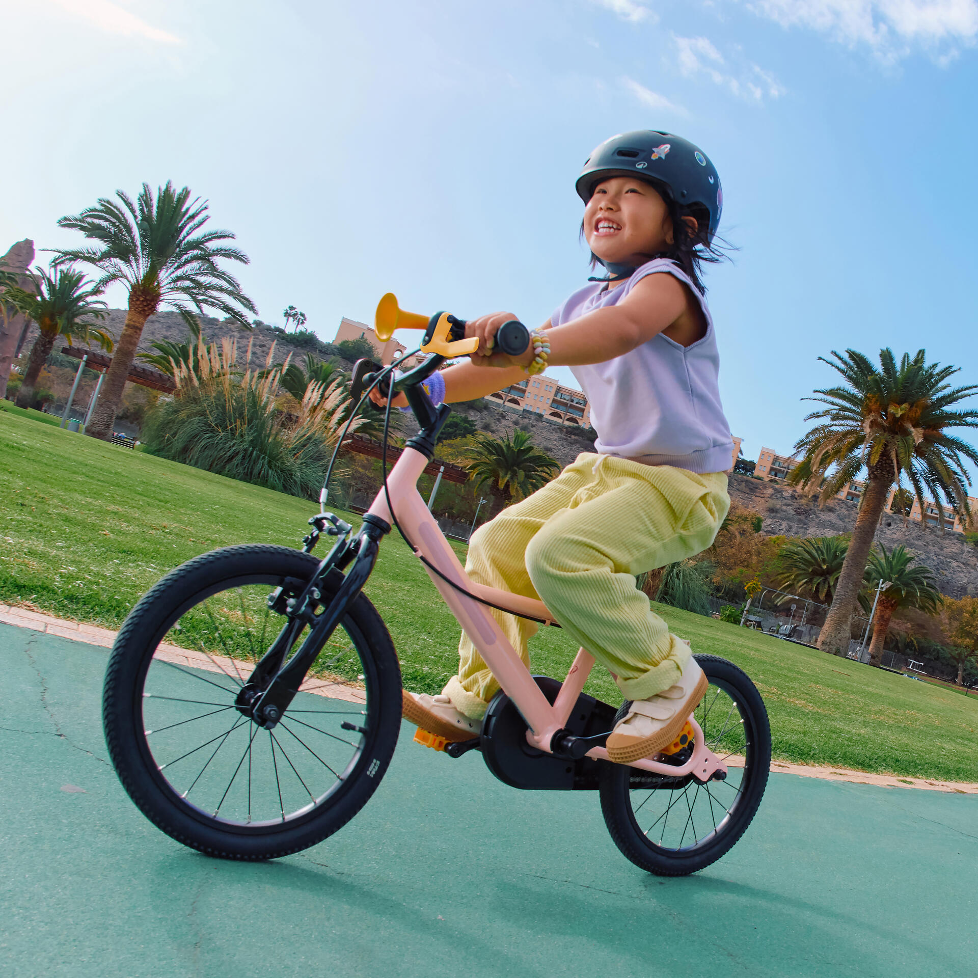 Kids Bike 16 inch 500 Pearl Pink 4- 6 Years