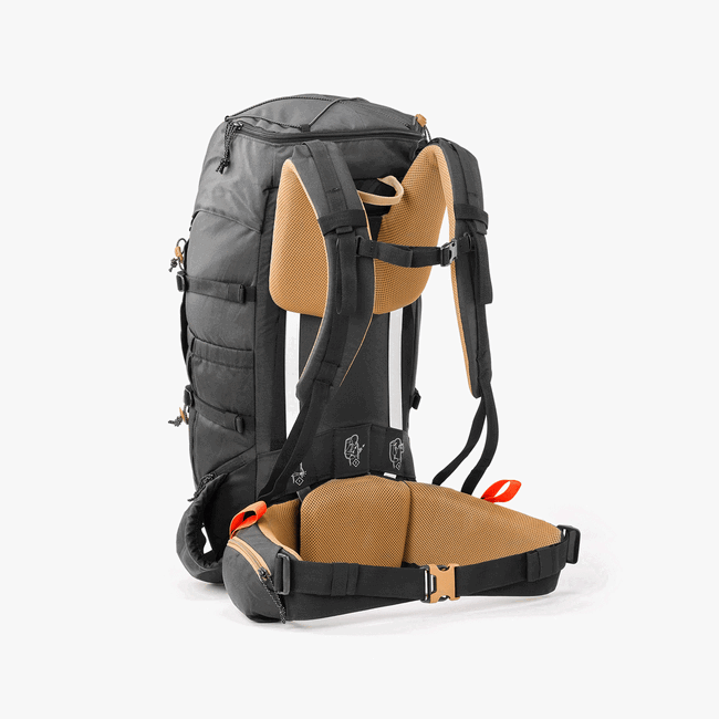 Plecak męski MT 100 Easyfit 50 litrów czarny