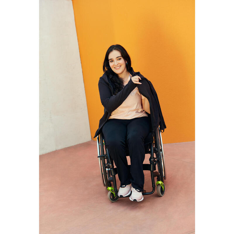 Hanorac cu fermoar ușor de îmbrăcat Negru Damă
