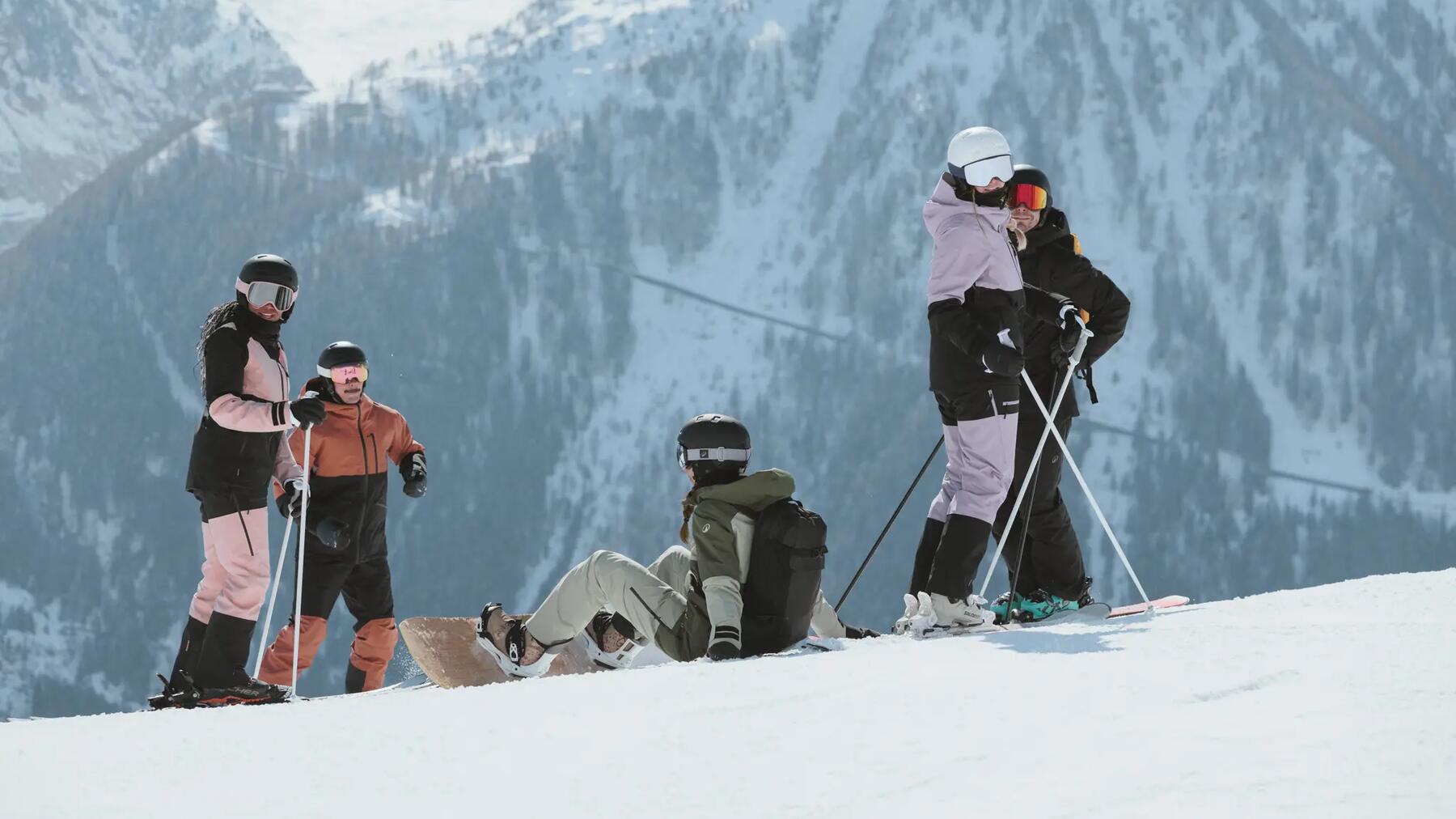 Een ski-afdaling met ook een lift. Dit is niet duurzaam
