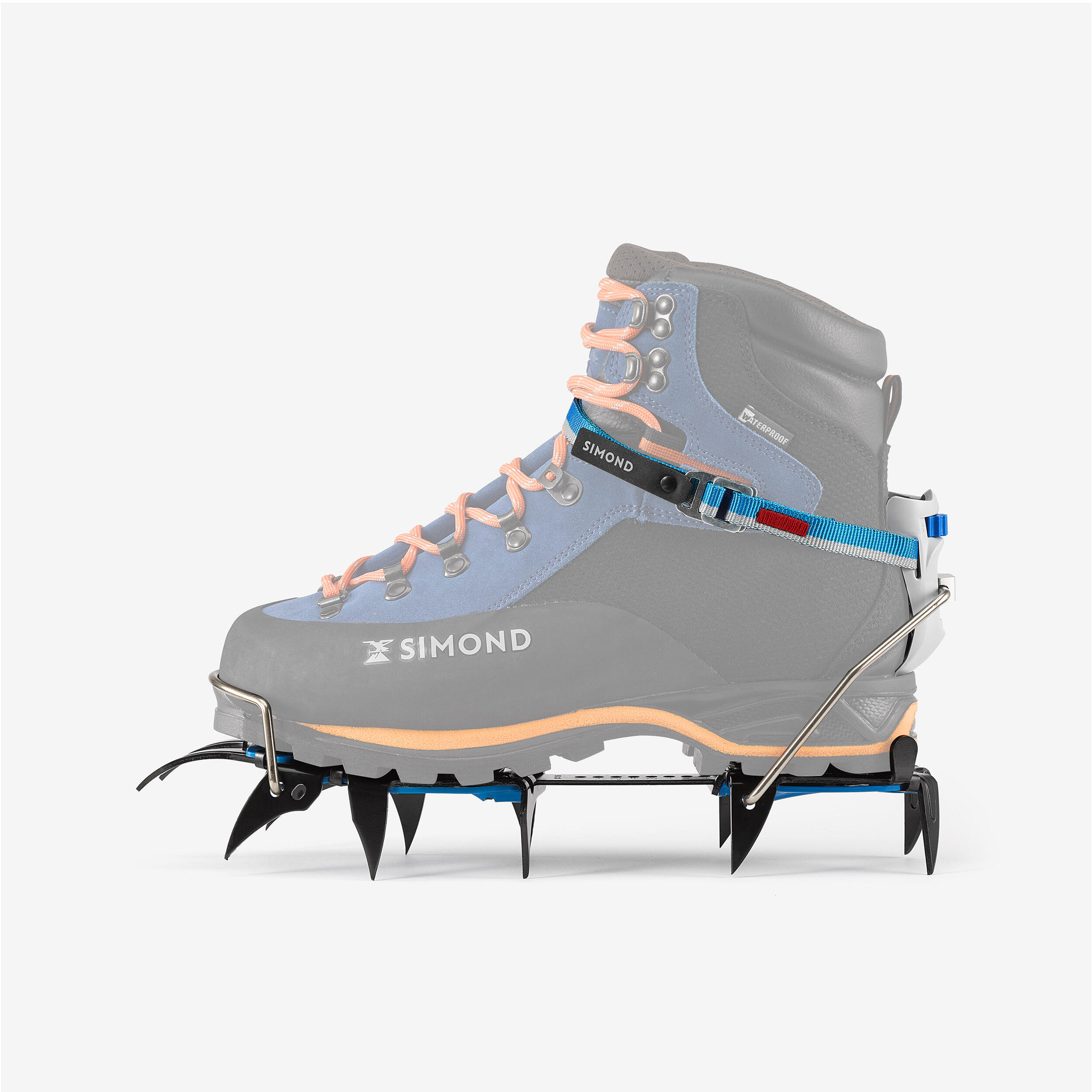 12-point mountaineering CRAMPONS- MAKALU SEMI-AUTOMATIC / AUTOMATIC