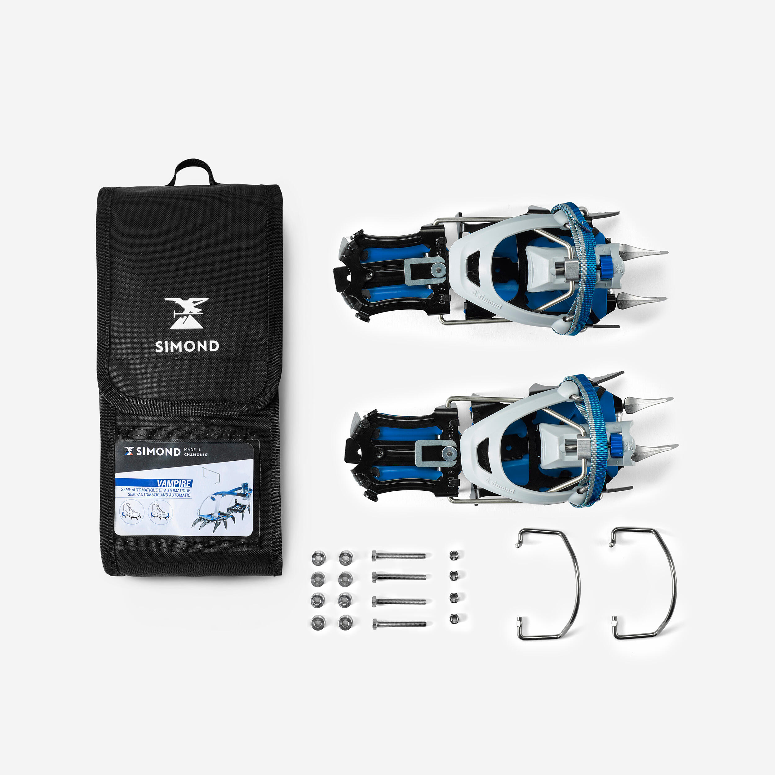 Technical mountaineering crampons -  Vampire Mix SEMI- AUTOMATIC / AUTOMATIC