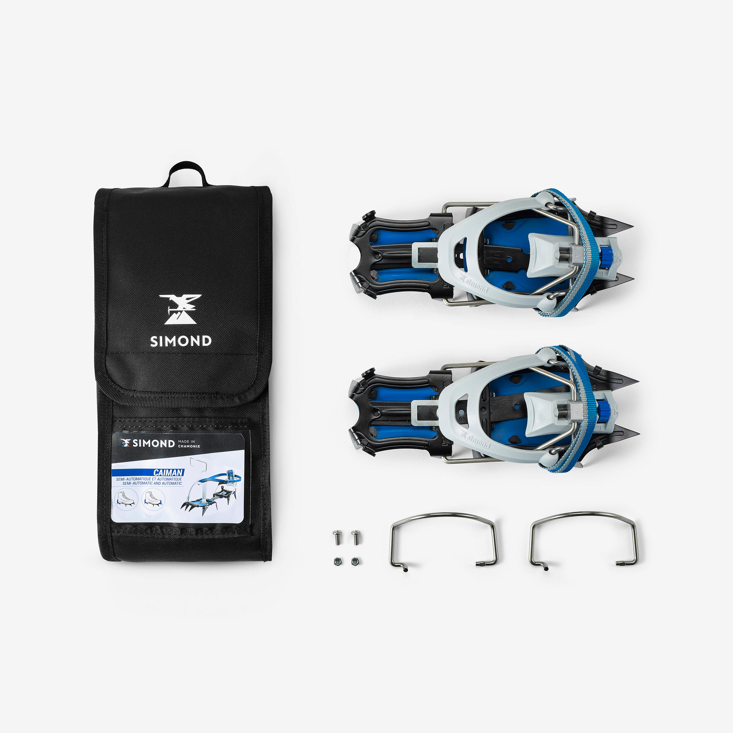 10-point mountaineering CRAMPONS CAÏMAN SEMI-STEP-IN / STEP-IN