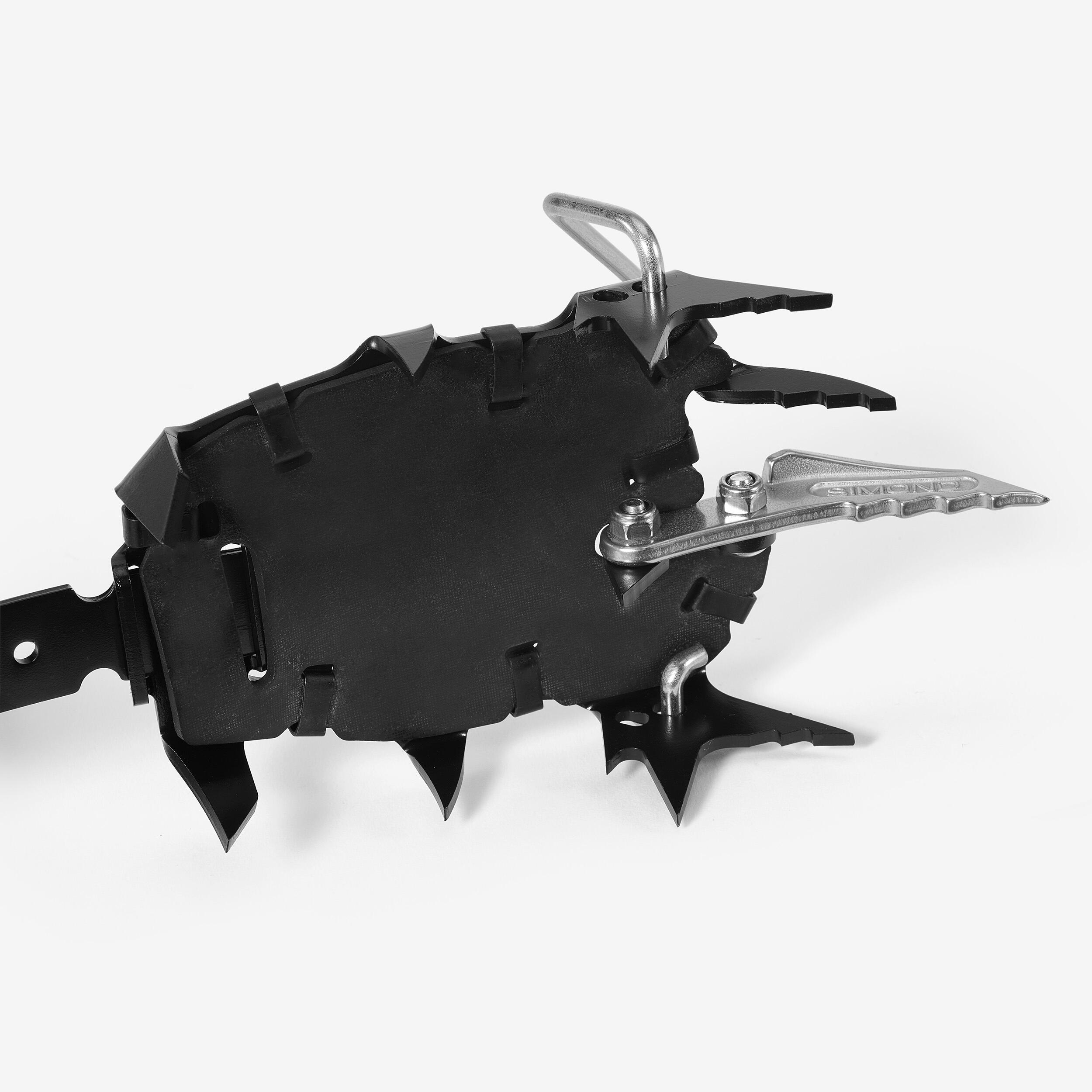 Single-point mountaineering CRAMPONS - AUTOMATIC MONOCEROS