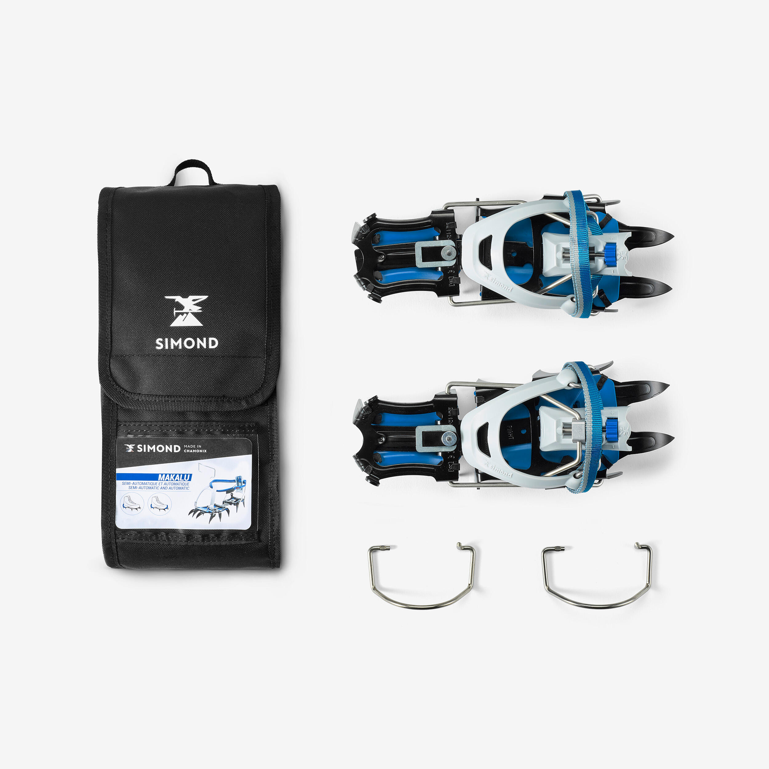 Crampons D'alpinisme Anciens Simond Chamonix – 12 Pointes, Makalu, Pour Glacier, Occasion