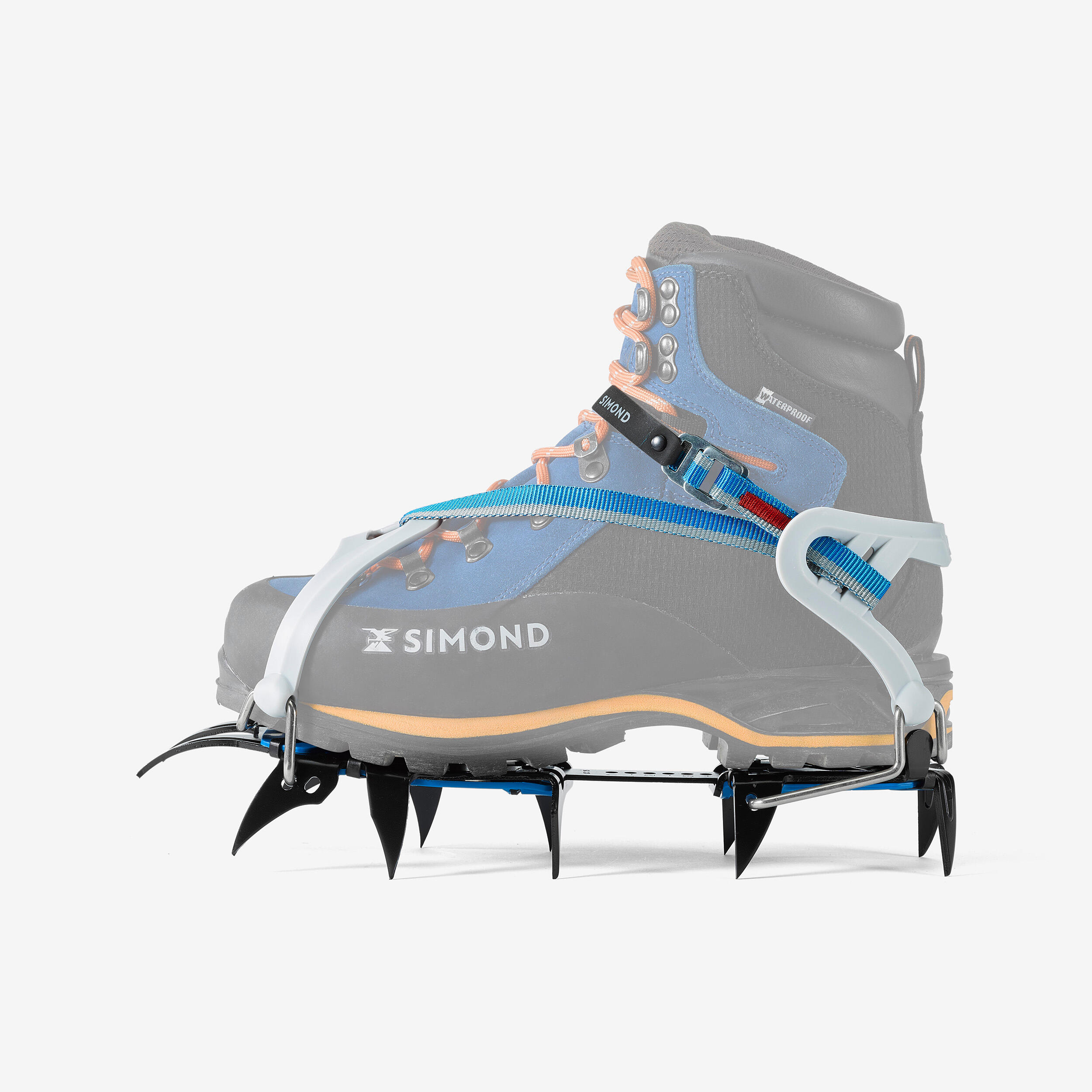 12-point mountaineering crampons - makalu straps