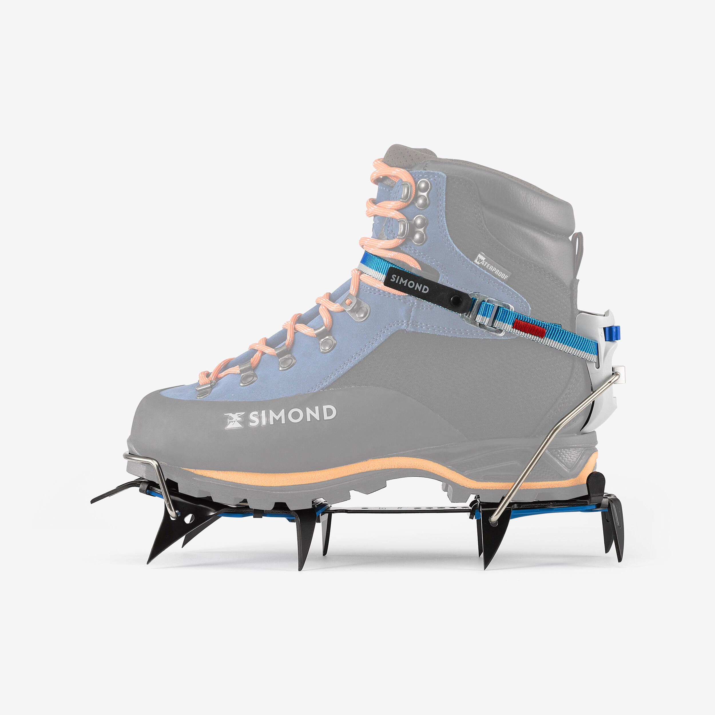 10-point mountaineering CRAMPONS CAÏMAN SEMI-STEP-IN / STEP-IN