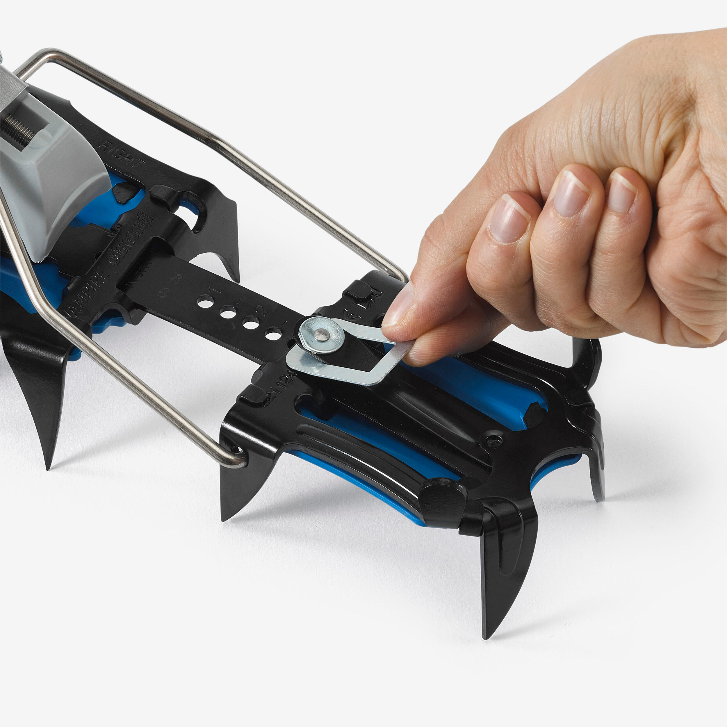 Technical mountaineering crampons -  Vampire Mix SEMI- AUTOMATIC / AUTOMATIC