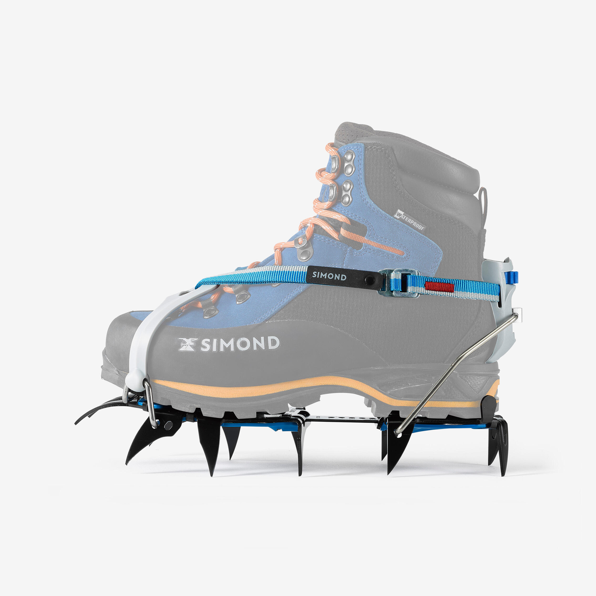 Vieux Crampons D'alpinisme Simond Makalu 12 Pointes – Années 60-70, Fabriqués En France