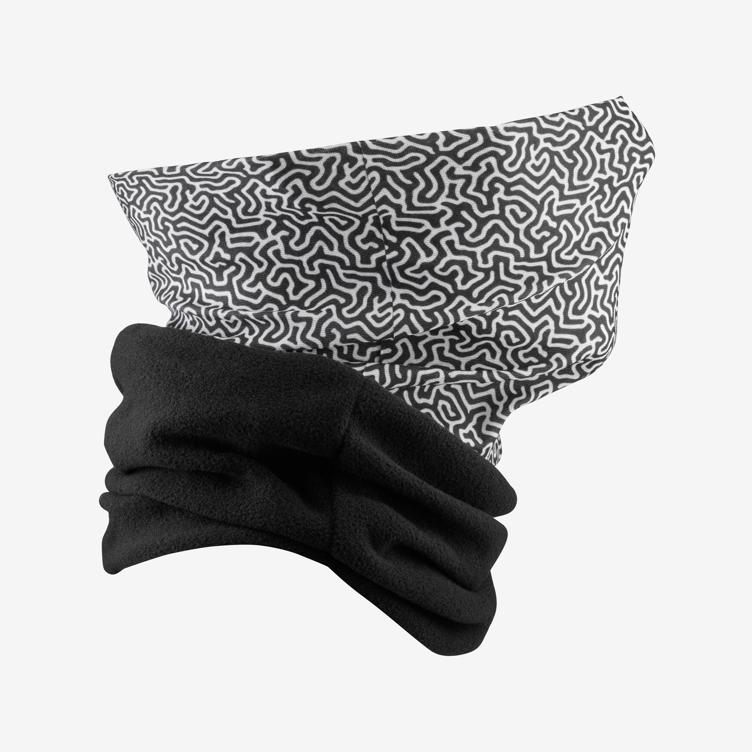 Cache cou bi-matière  enfant, HUG 500 noir 3/7