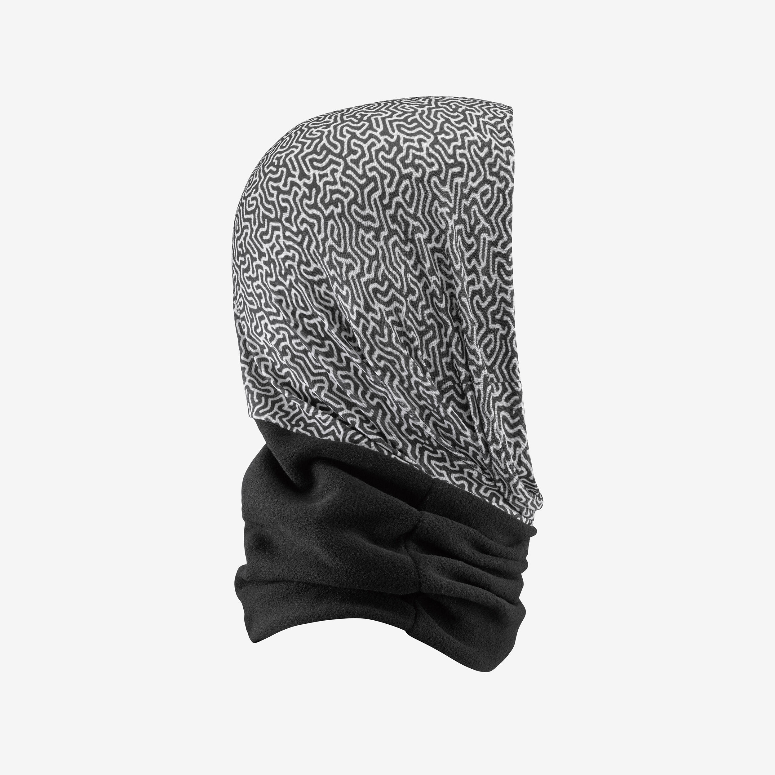 Cache cou bi-matière  enfant, HUG 500 noir 7/7