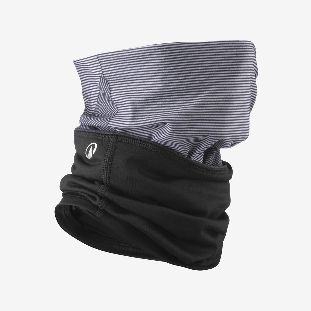 Cache cou bi-matière et modulable adulte, HUG 900 gris