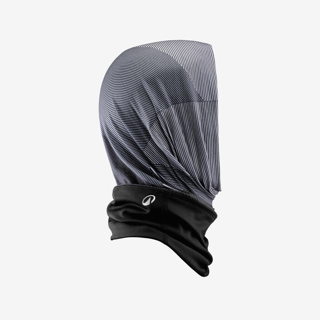 Adults' Modular Bi-Material Neck Warmer HUG 900 - Grey