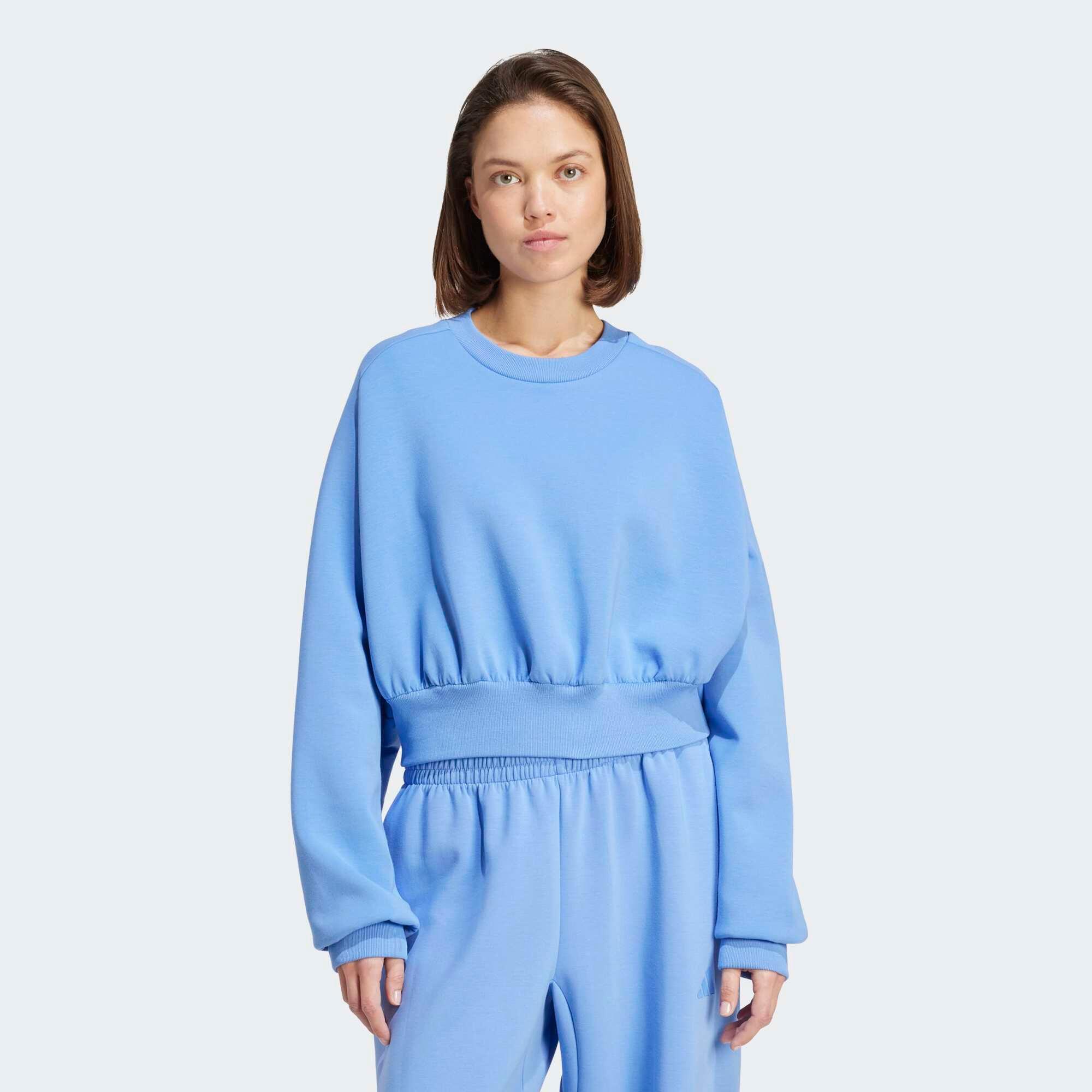 ADIDAS Sweatshirt weit weich edel - All Szn blau 