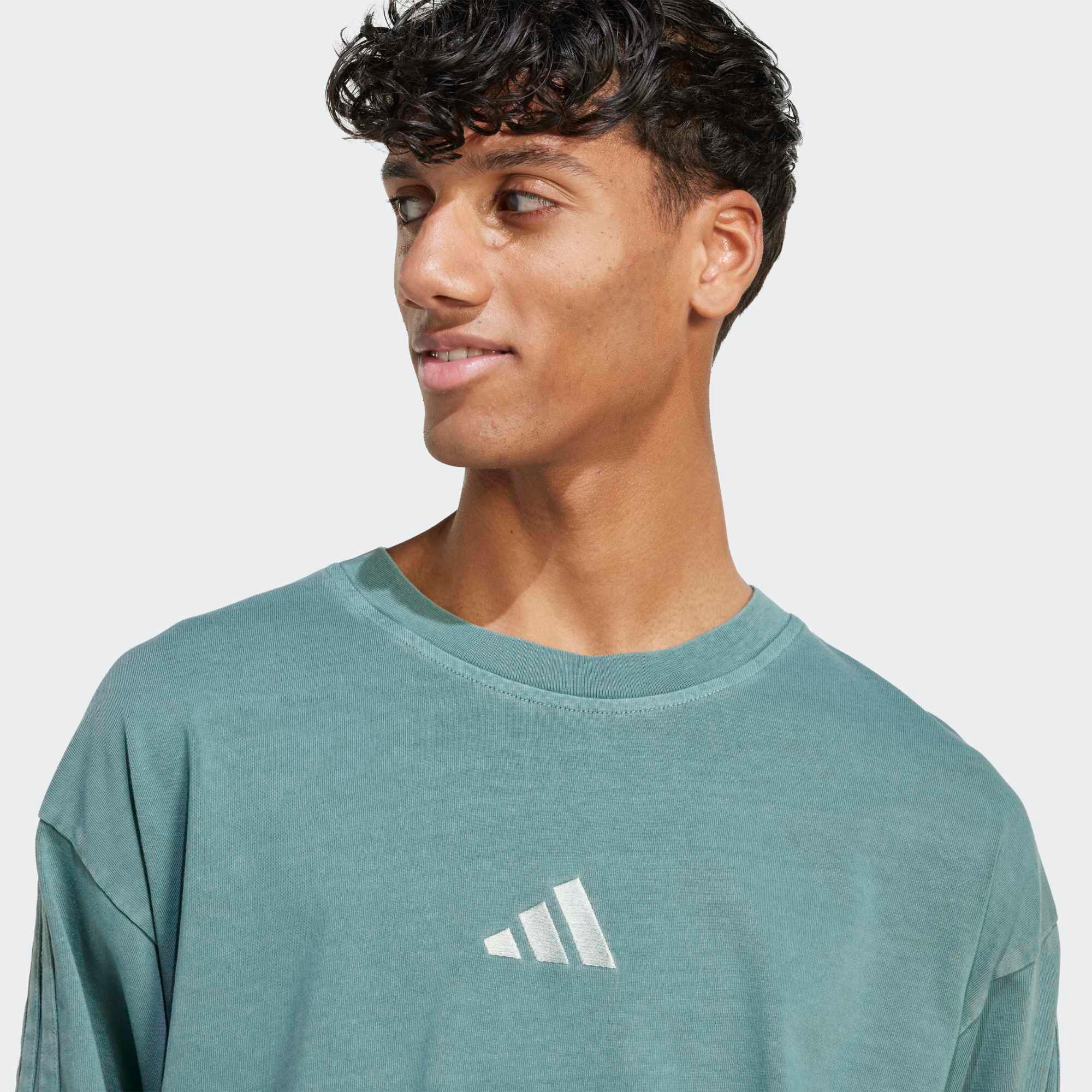 T-shirt desbotada ALL SZN verde 3/5