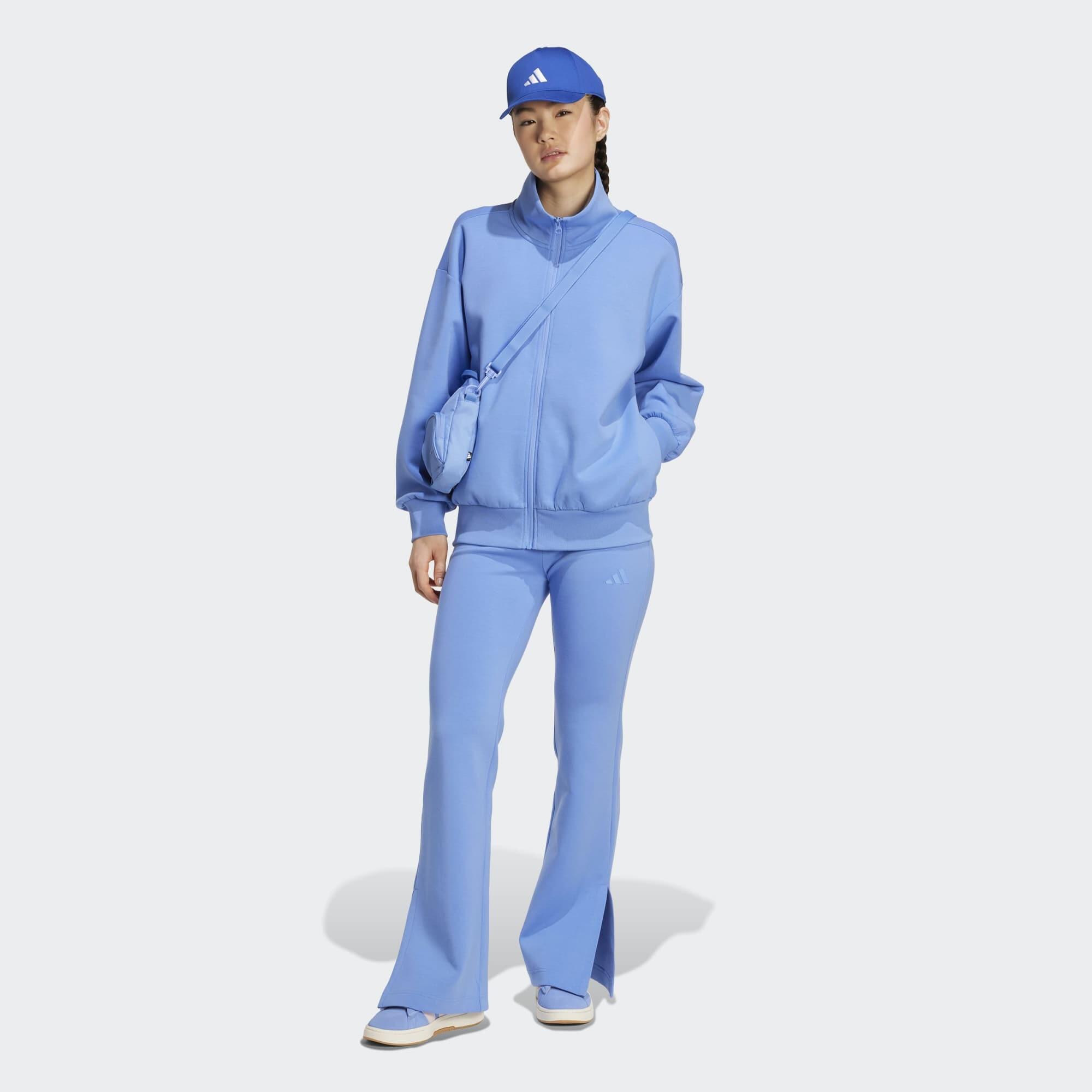 Pantalon évasé doux ALL SZN bleu 2/5