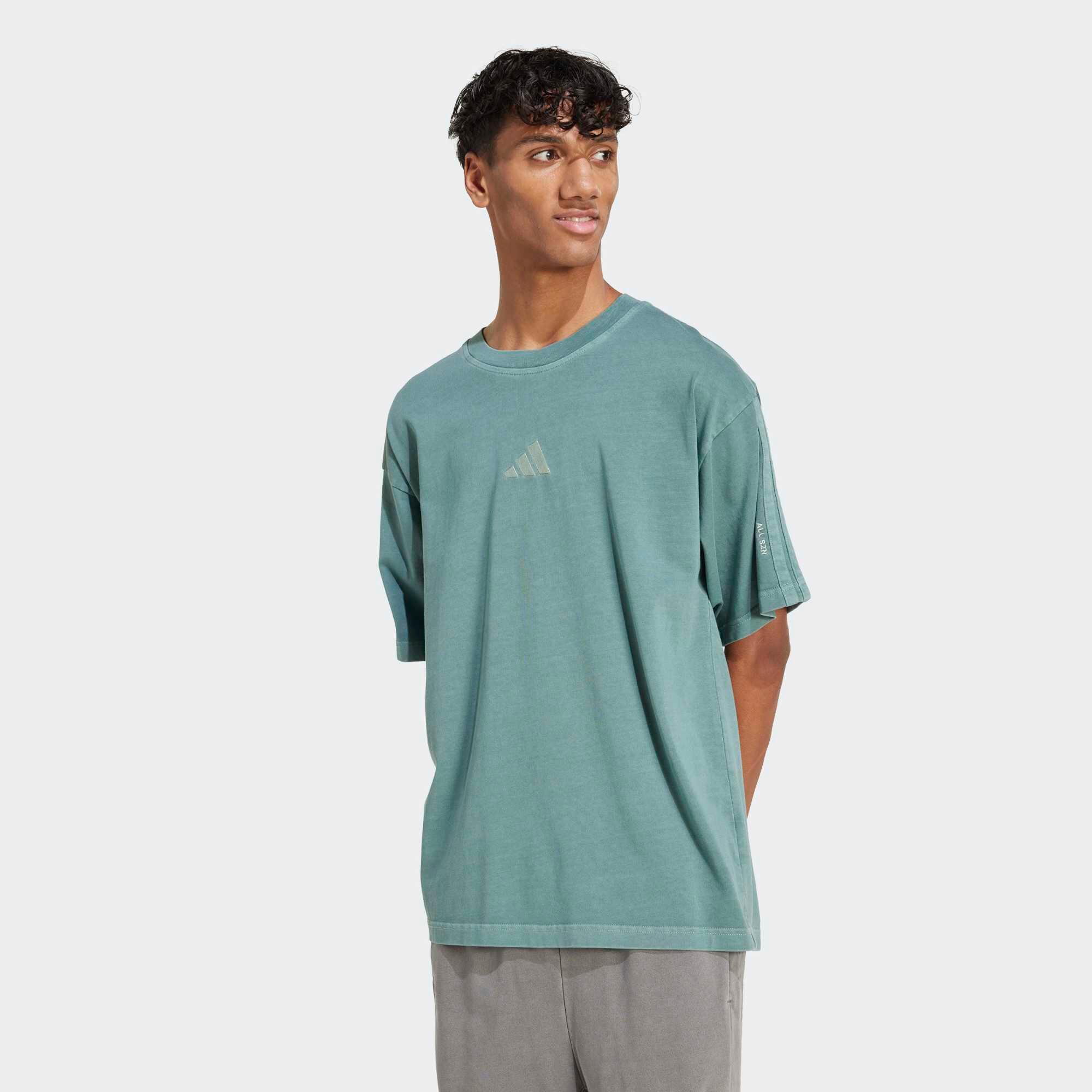 ADIDAS T-Shirt verwaschen - All Szn grün 