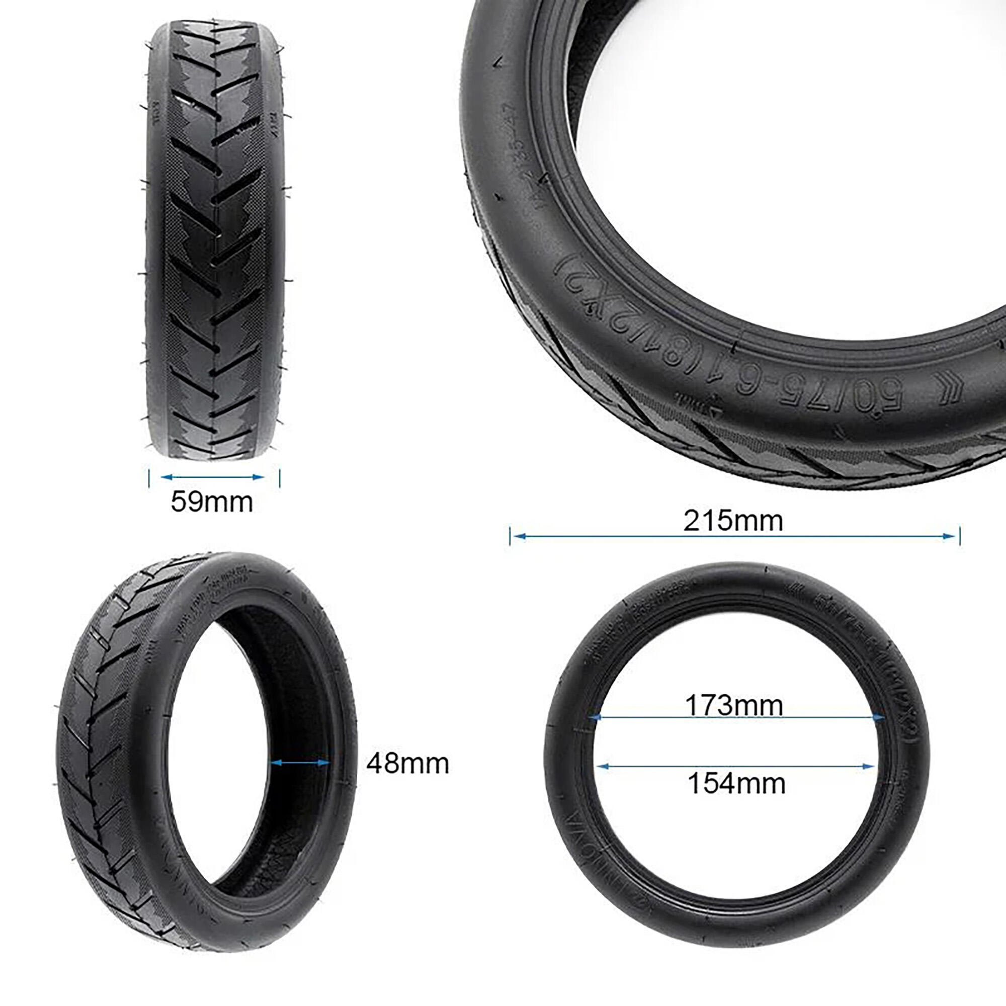 Pneumàtic Tubeless 8,5 per a patinet elèctric Ewheel negre 5/6