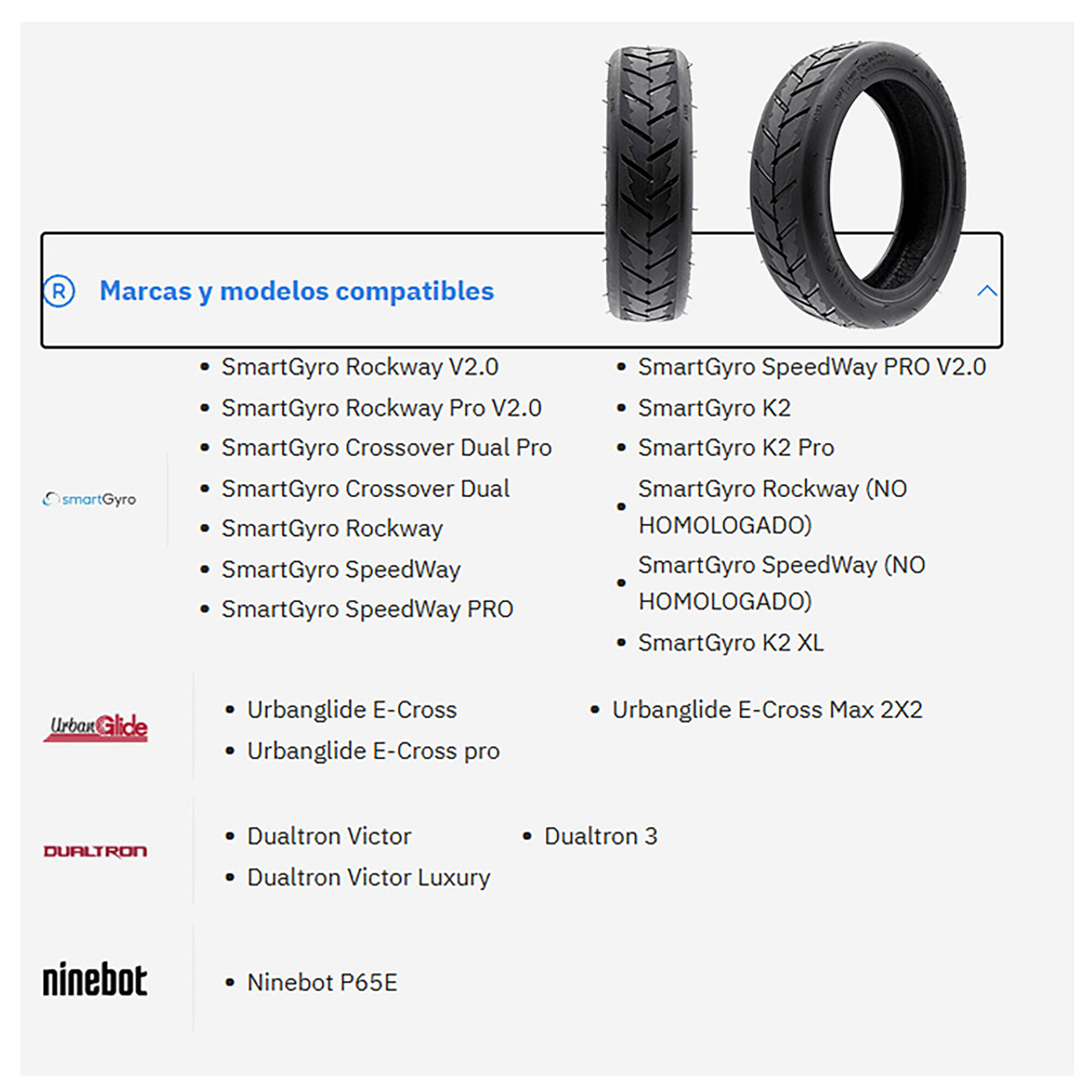 Neumático Chaoyang Tubeless 10 x 2,7 - 6,5 Edition GEL 2/6