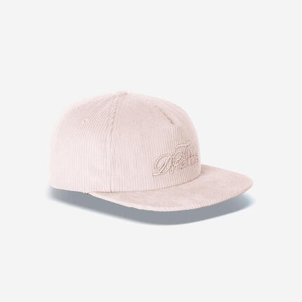 Casquette 6 panneaux en velours, vert et noir