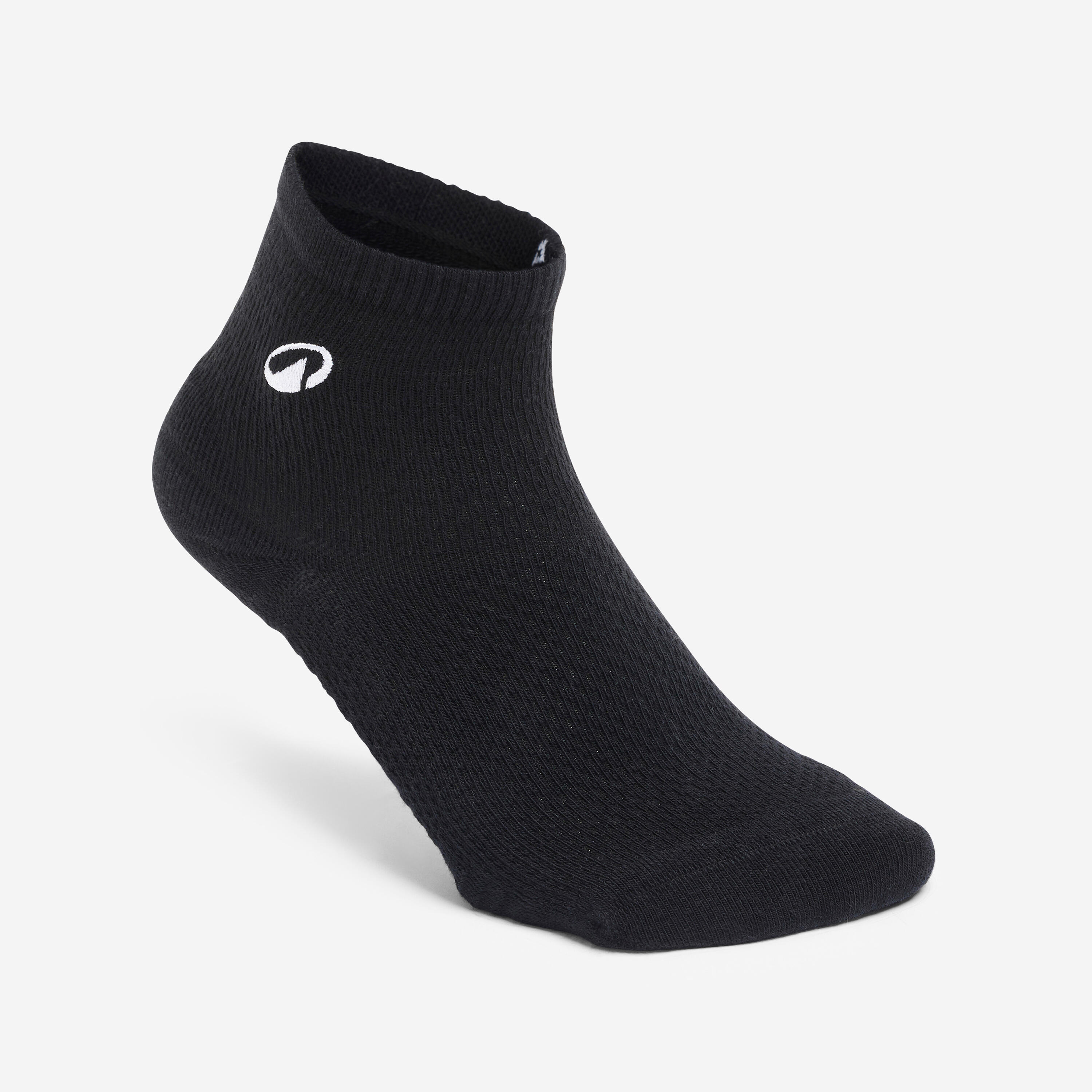 Chaussettes cheville, noir et blanc, lot de 3 2/7
