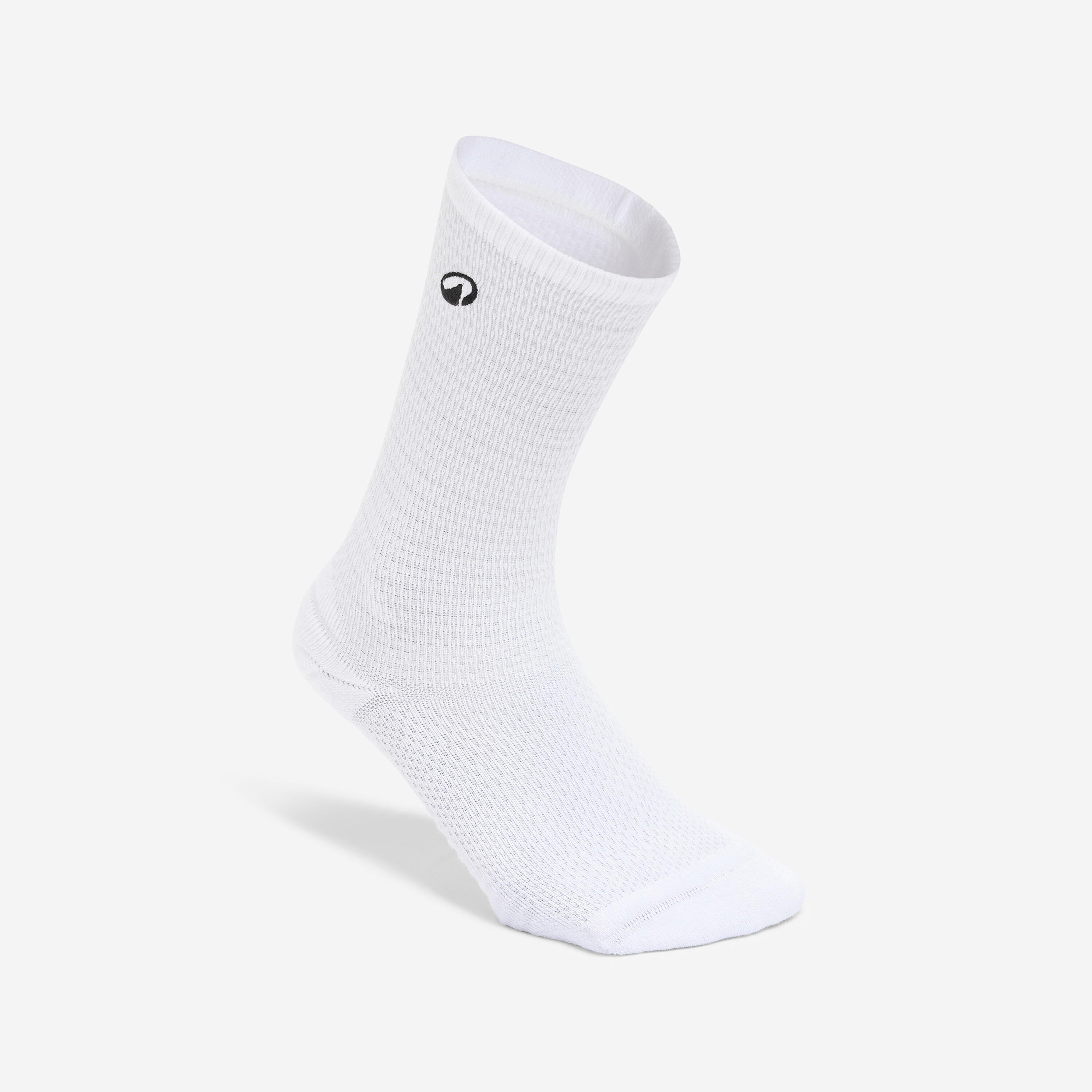 Chaussettes mi-mollet, noir et blanc, lot de 2 3/6