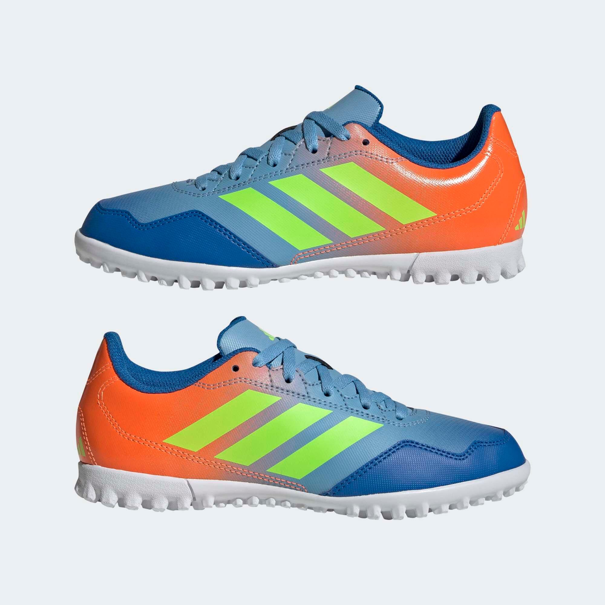 Scarpe hockey su prato bambino ADIDAS YOUNGSTAR RISE blu-giallo-arancione 2/9