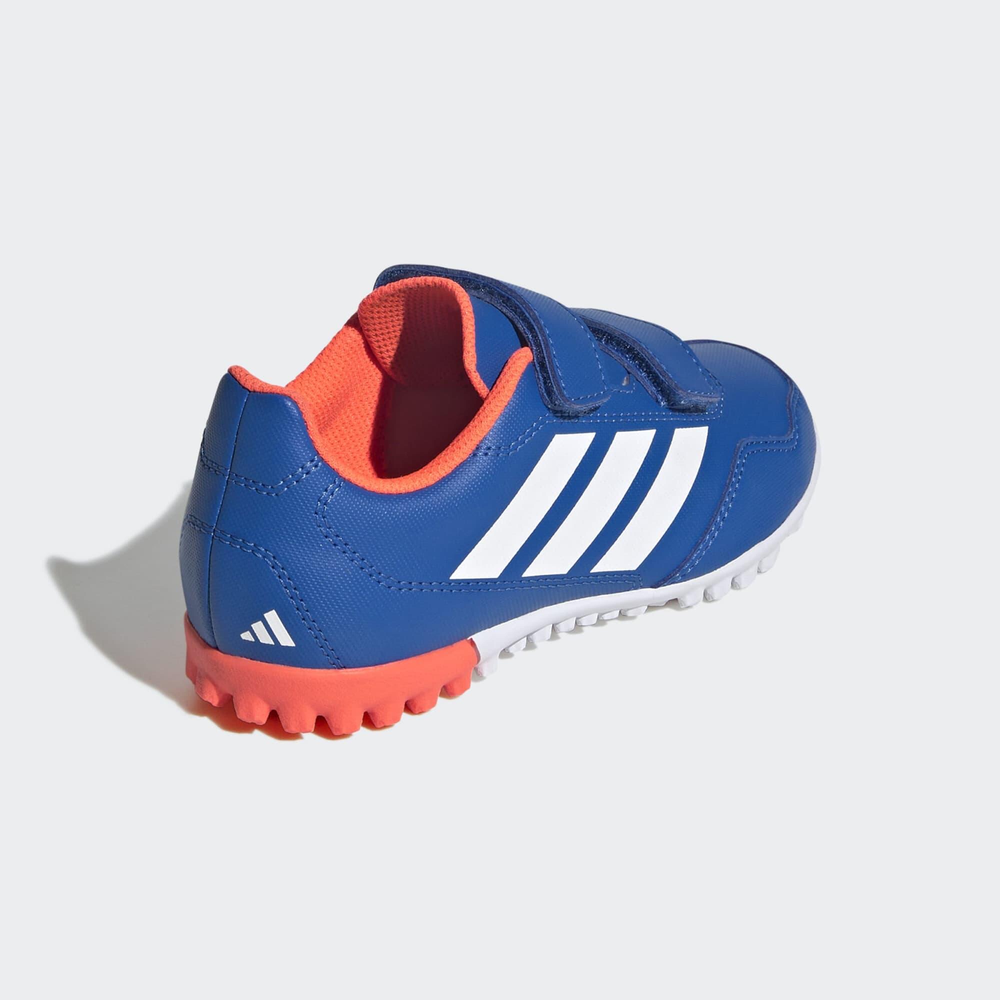 Scarpe hockey su prato bambino ADIDAS YOUNGSTAR RISE con strap blu 8/9