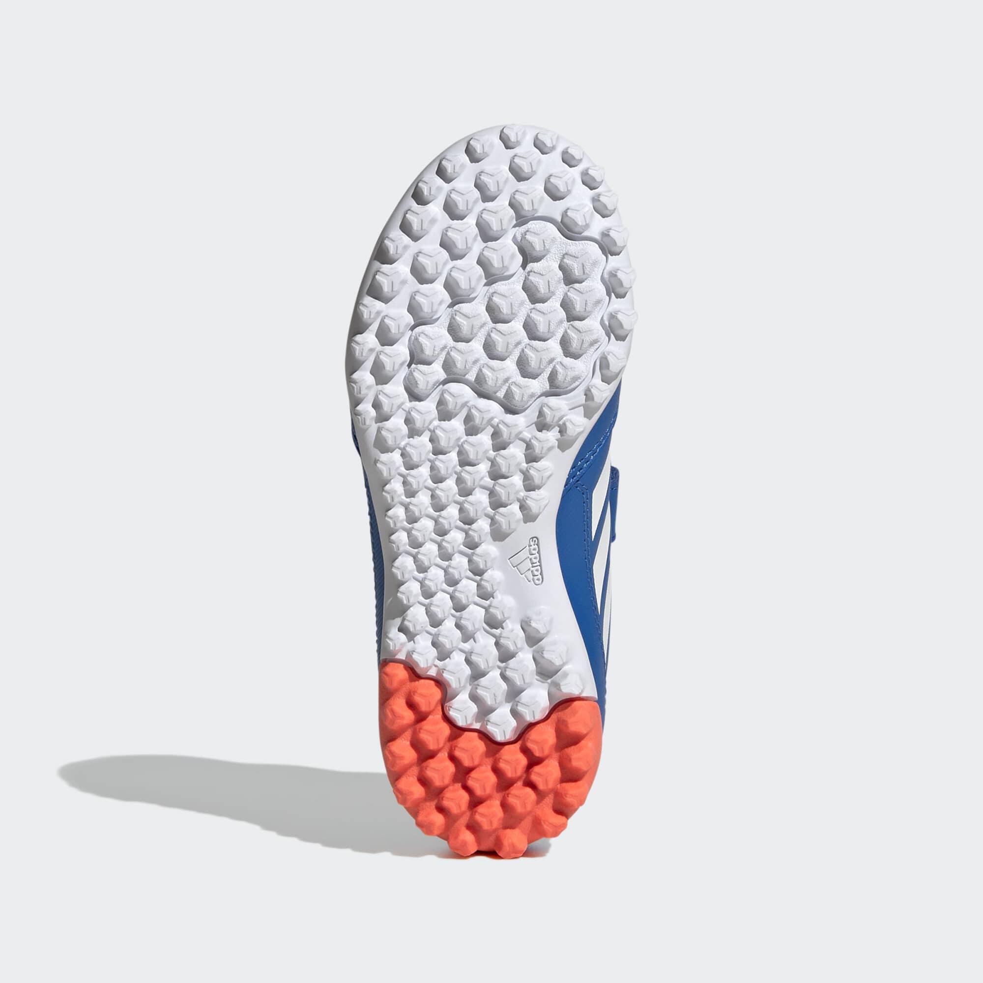 Scarpe hockey su prato bambino ADIDAS YOUNGSTAR RISE con strap blu 4/9