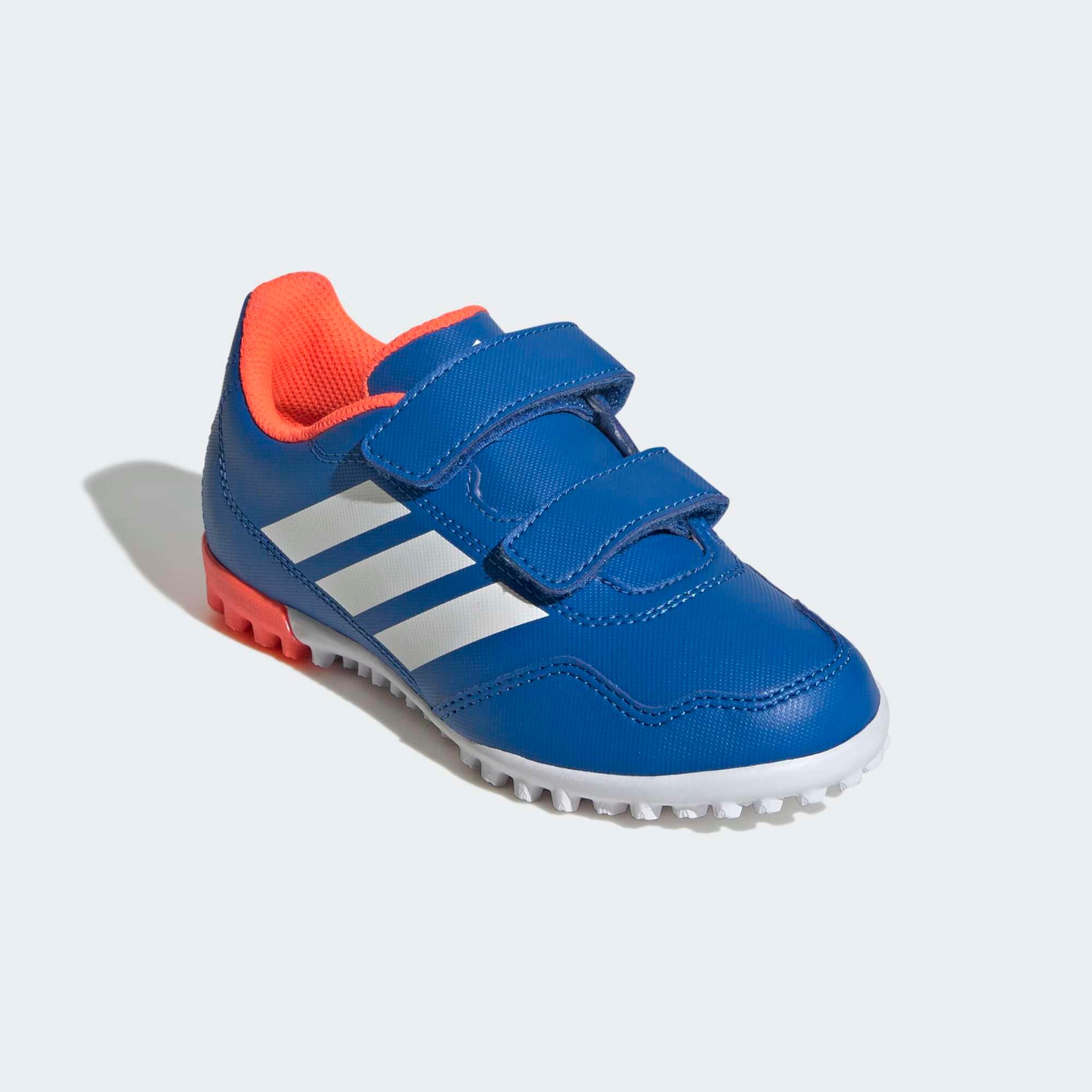 Scarpe hockey su prato bambino ADIDAS YOUNGSTAR RISE con strap blu 7/9