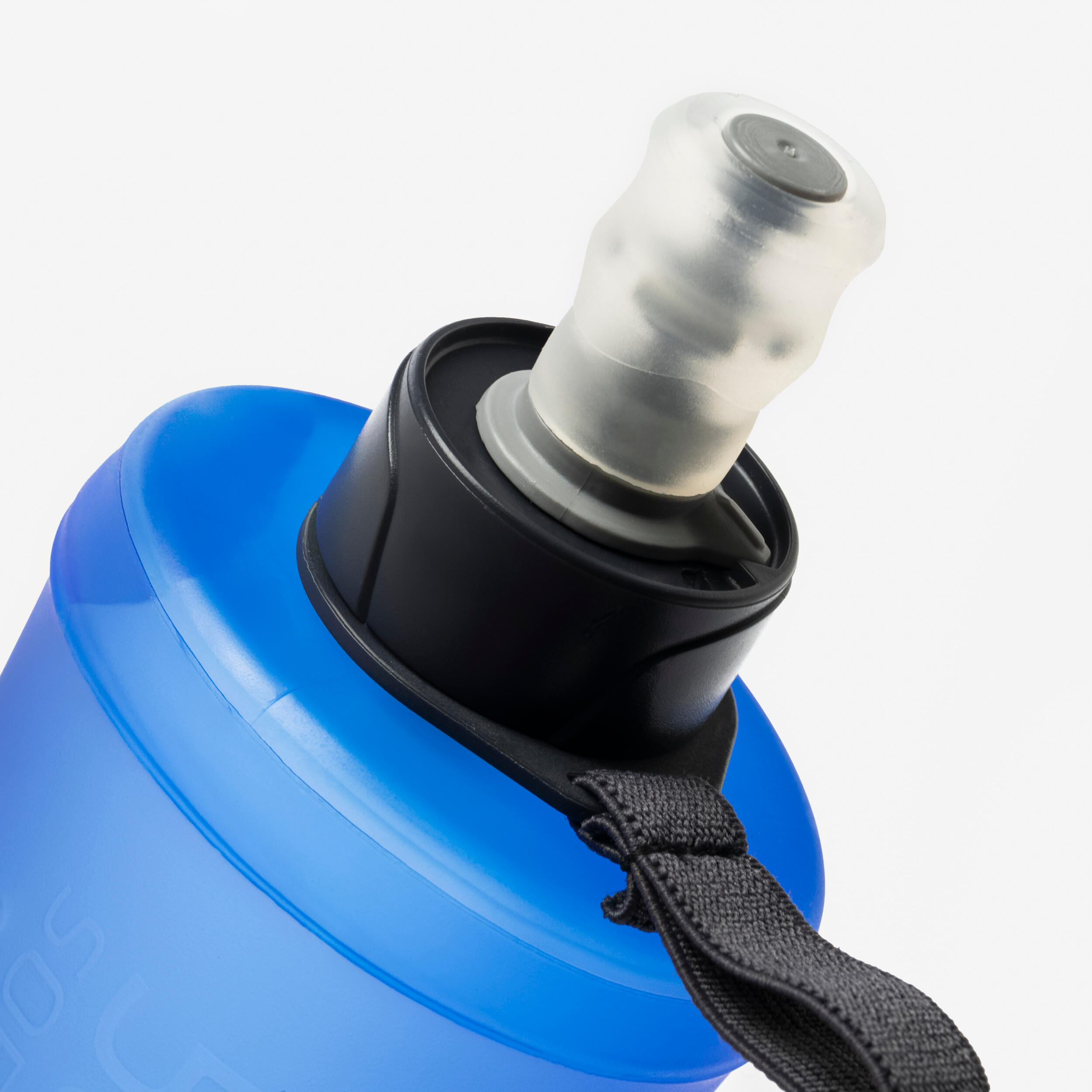 500 Ml Flexible Trail Running Water Bottle-Blue