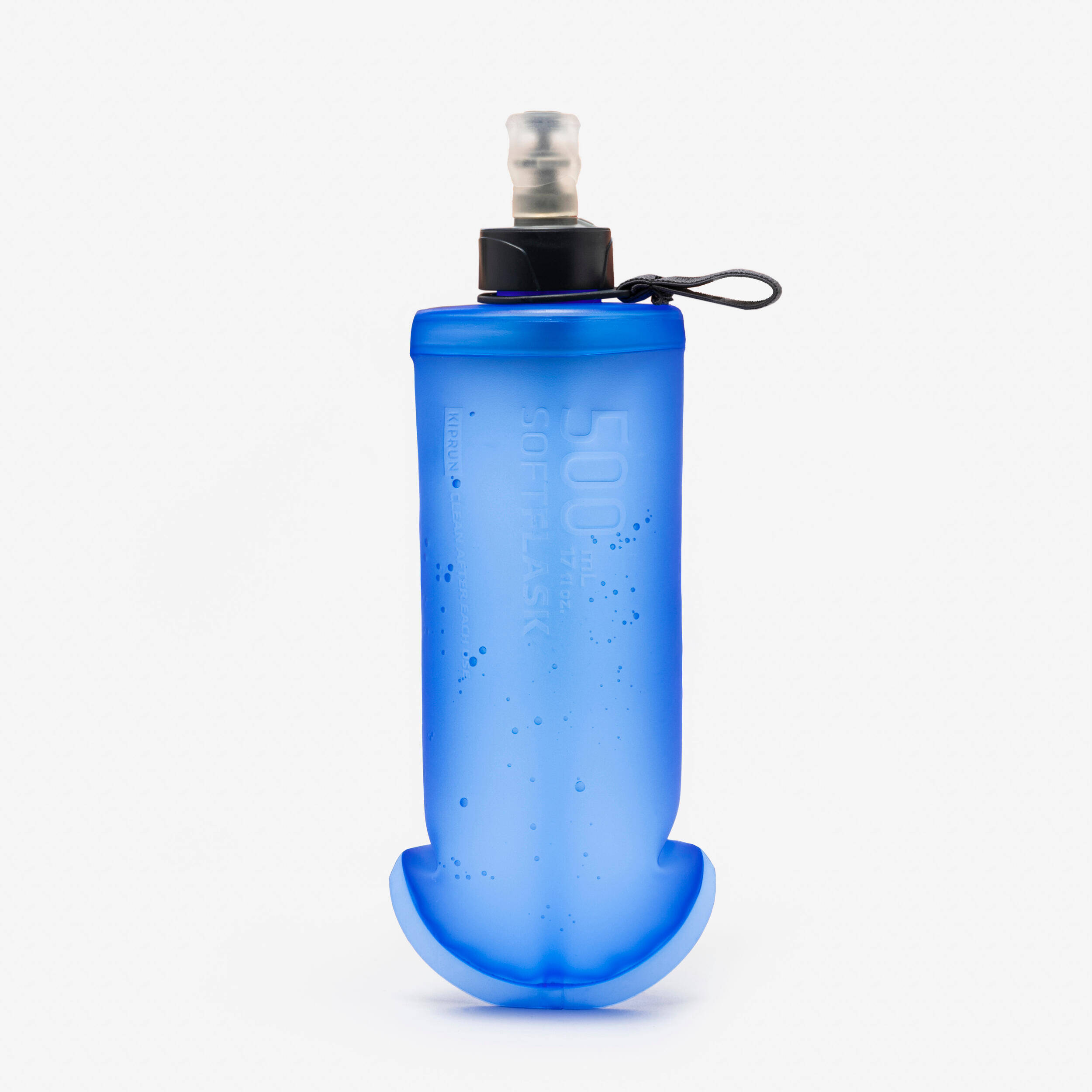 500 Ml Flexible Trail Running Water Bottle-Blue