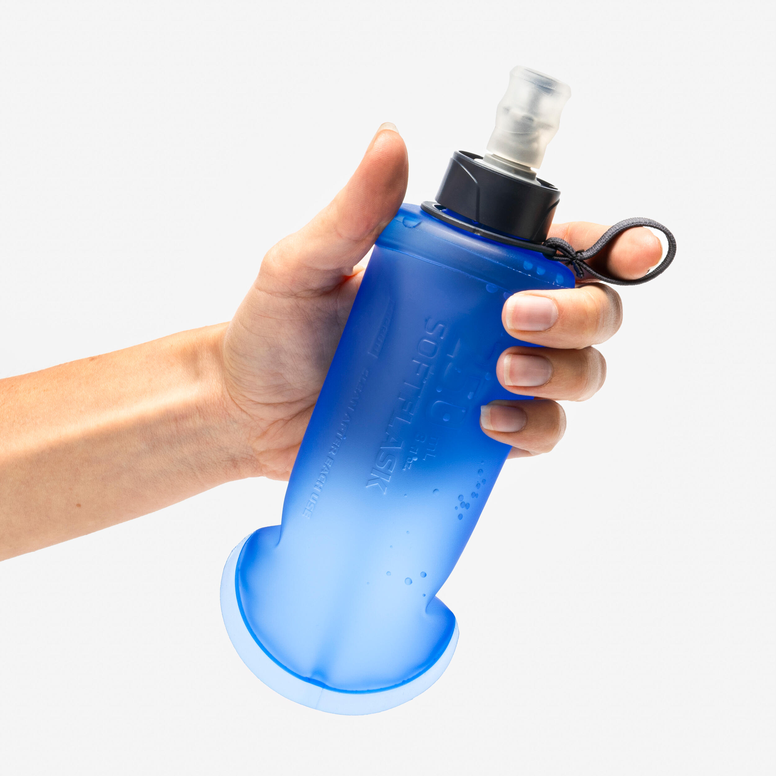 250 Ml flexible running water bottle - Blue