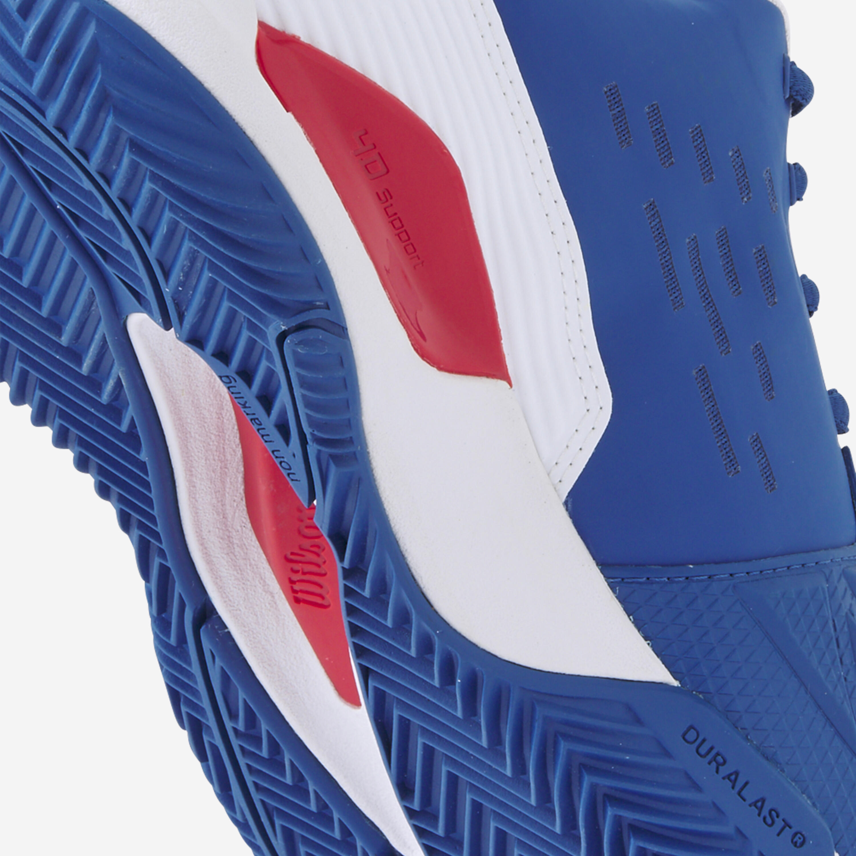 Men's Clay Court Tennis Shoes Rush Pro Ace - Blue/Red | Decathlon