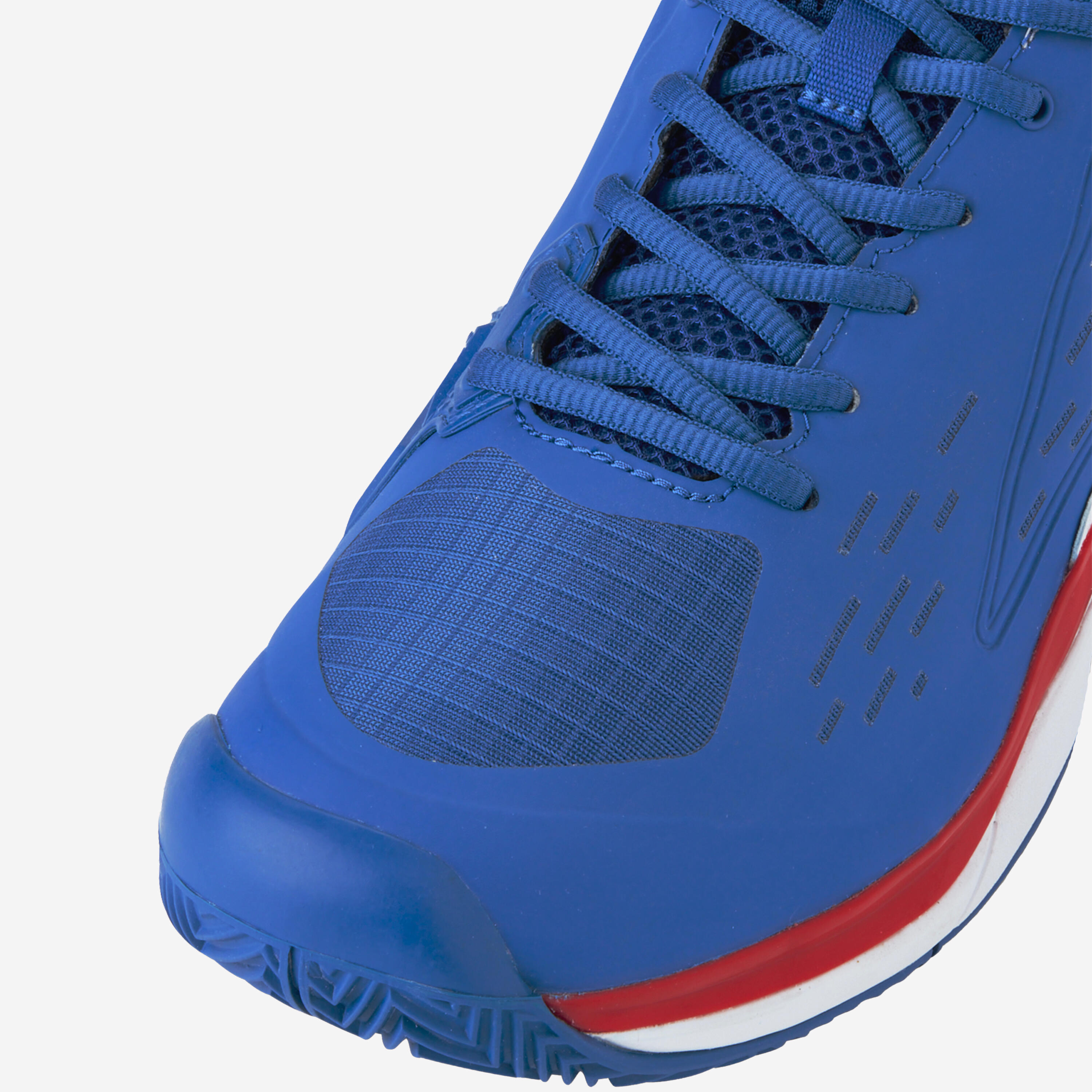 Men's Clay Court Tennis Shoes Rush Pro Ace - Blue/Red 3/8