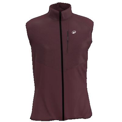 Gilet sci di fondo uomo 500 bordeaux