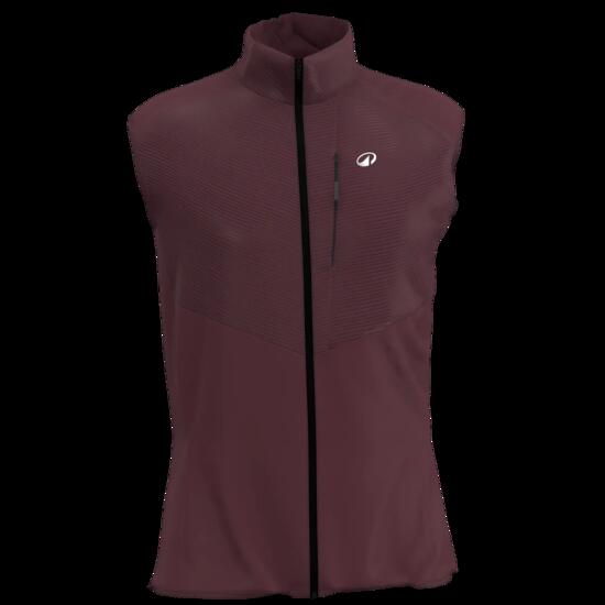 Gilet sci di fondo uomo 500 bordeaux