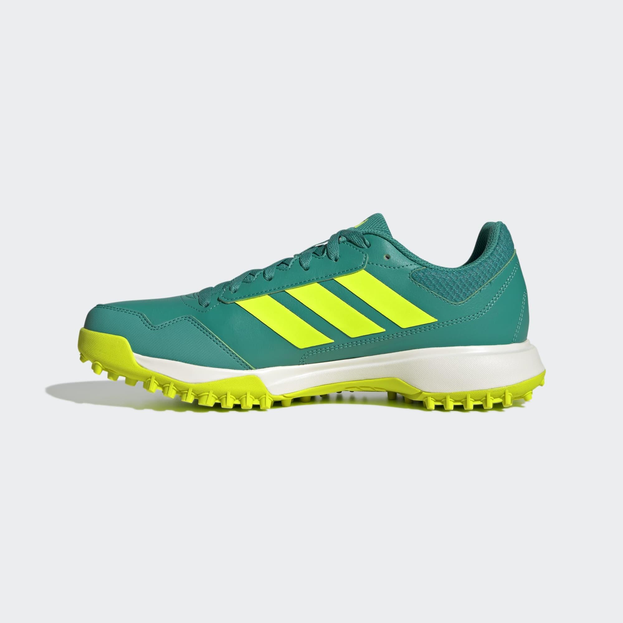 Scarpe hockey su prato adulto ADIDAS HOCKEYSTAR verdi 9/9