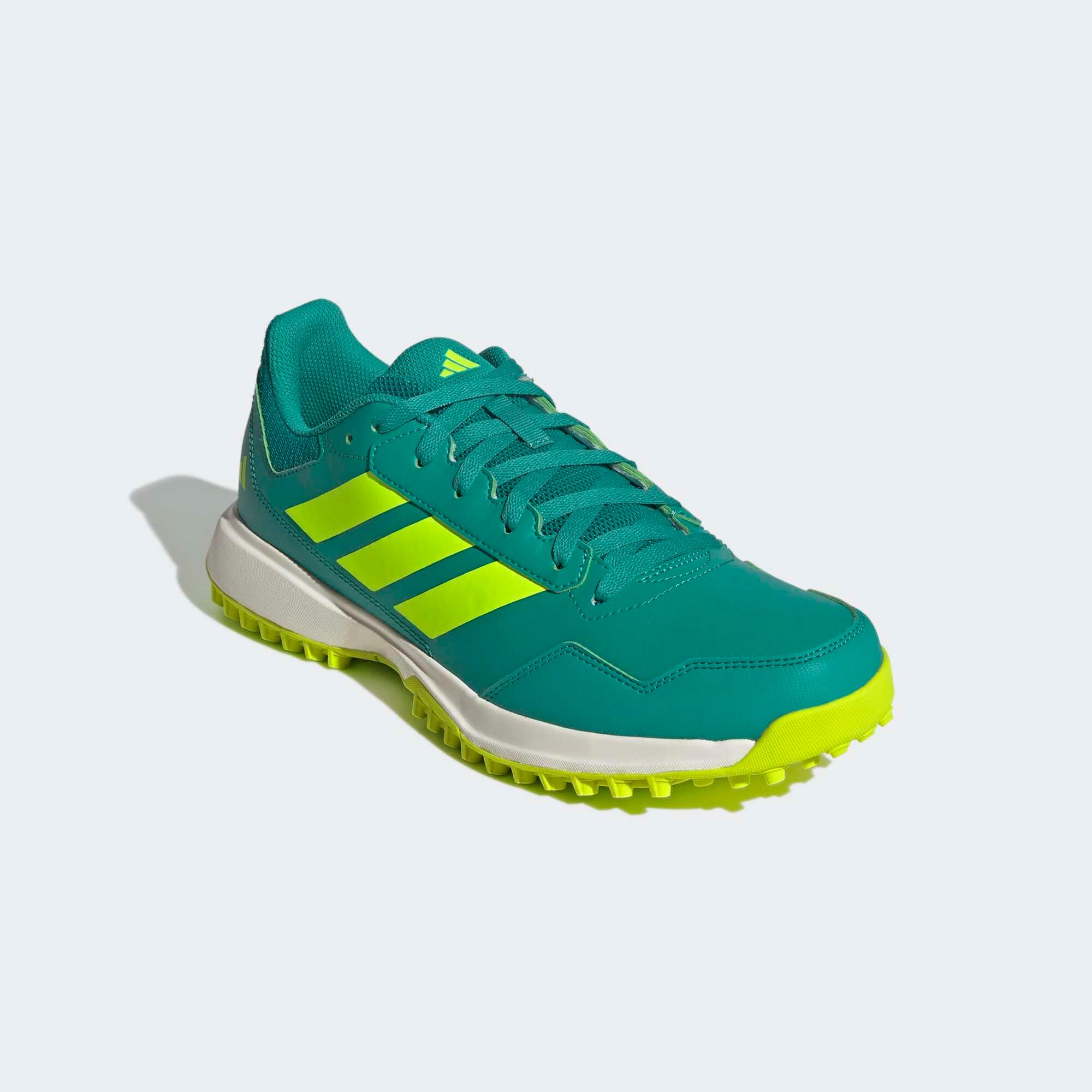 Scarpe hockey su prato adulto ADIDAS HOCKEYSTAR verdi 7/9