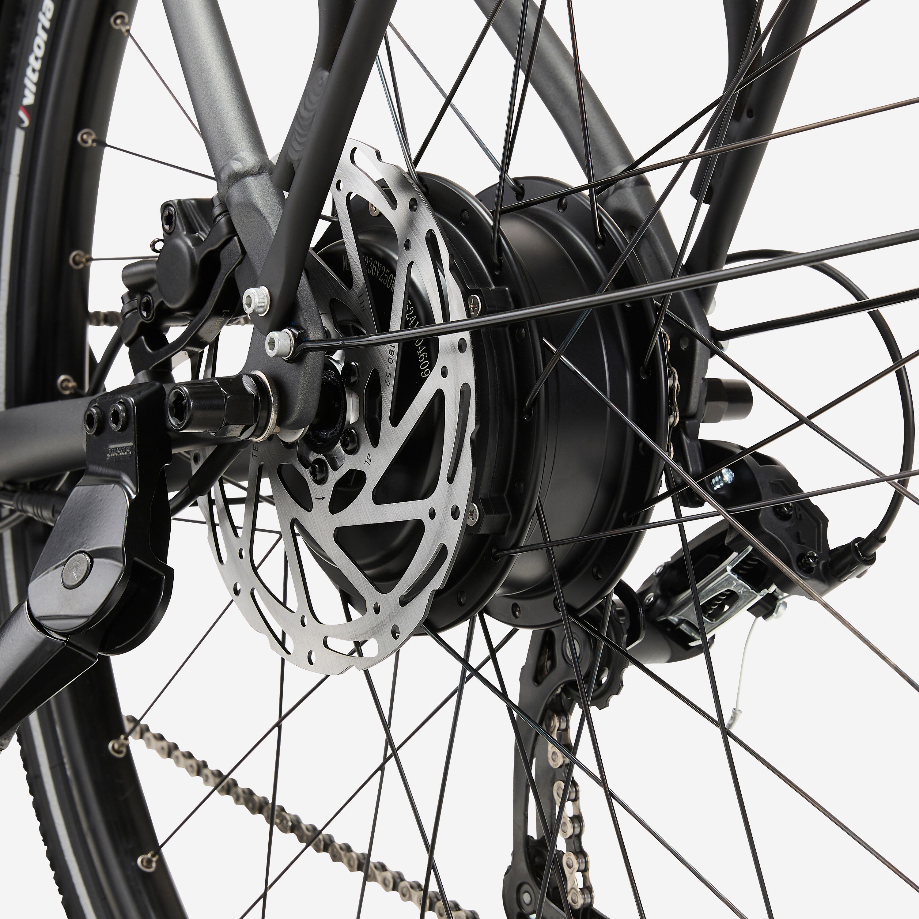 Long Distance 500 Electric Assist City Bike Step-Over Frame 6/42