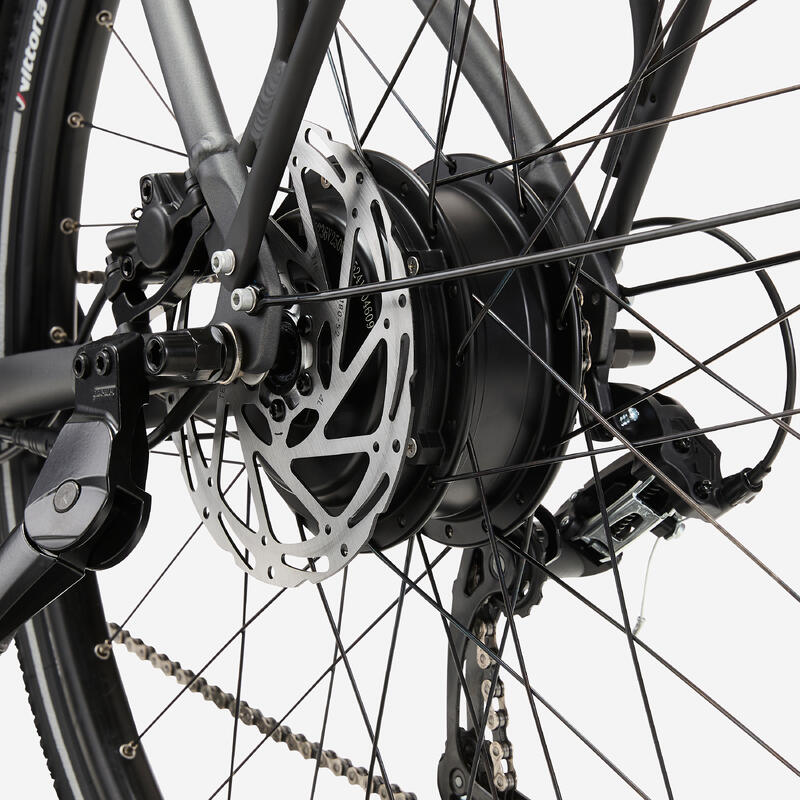 Bicicletă de oraș distanțe lungi electrică 500E cadru înalt 