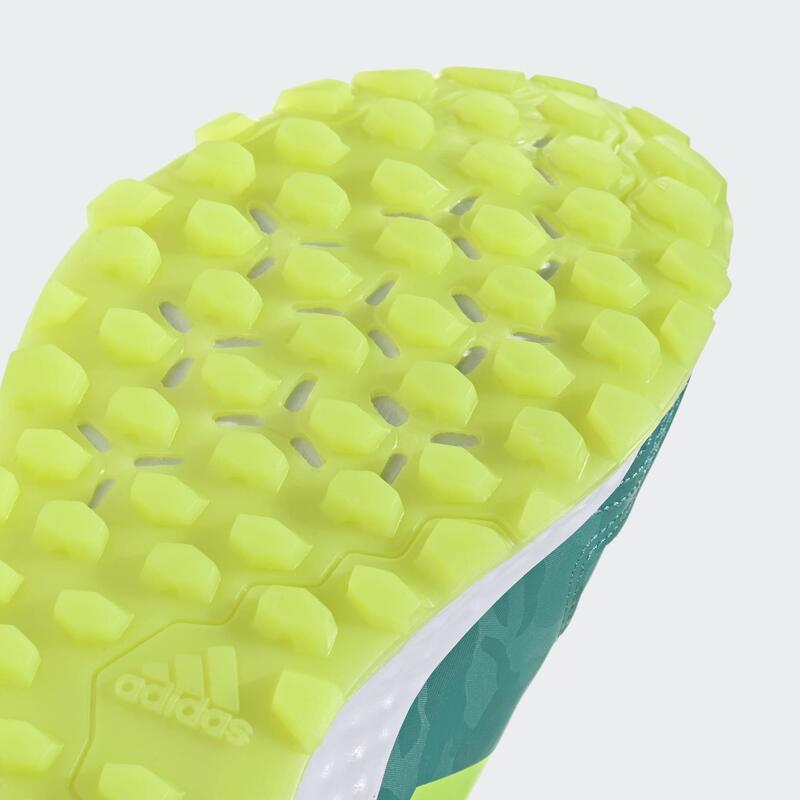 Ghete de hochei pe iarbă ADIDAS Youngstar Verde Copii