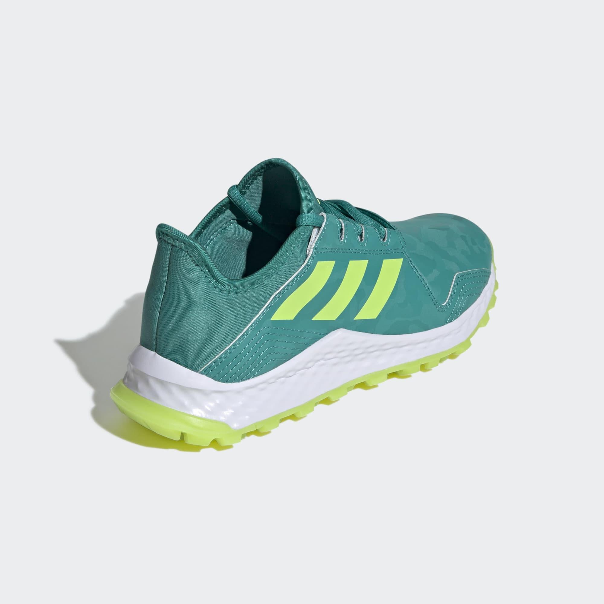 Scarpe hockey su prato bambino ADIDAS YOUNGSTAR verdi 8/9