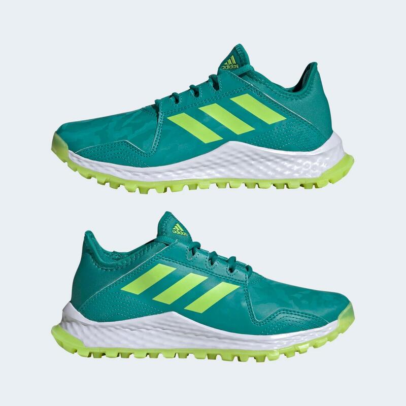 Ghete de hochei pe iarbă ADIDAS Youngstar Verde Copii