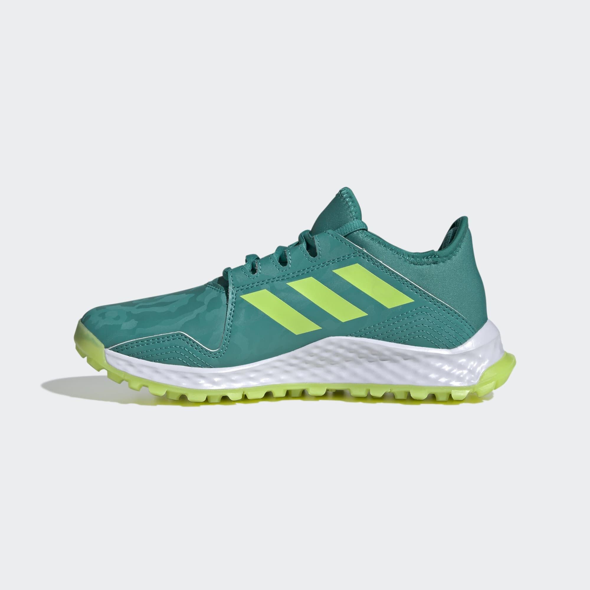 Scarpe hockey su prato bambino ADIDAS YOUNGSTAR verdi 9/9