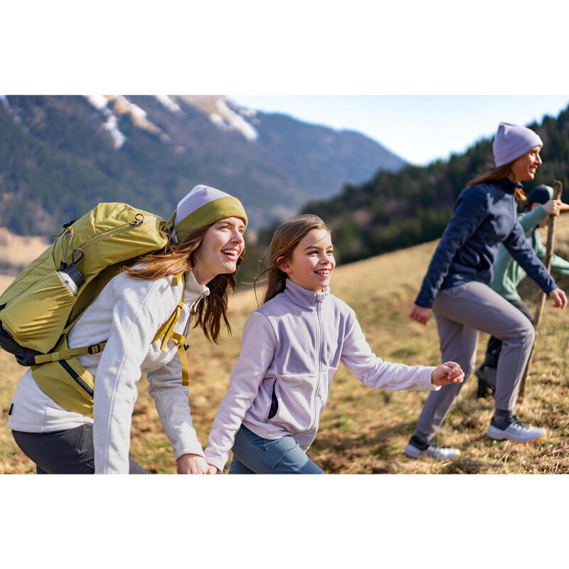 Çocuk Outdoor Polar Mont - 7/15 Yaş - Lila - MH500