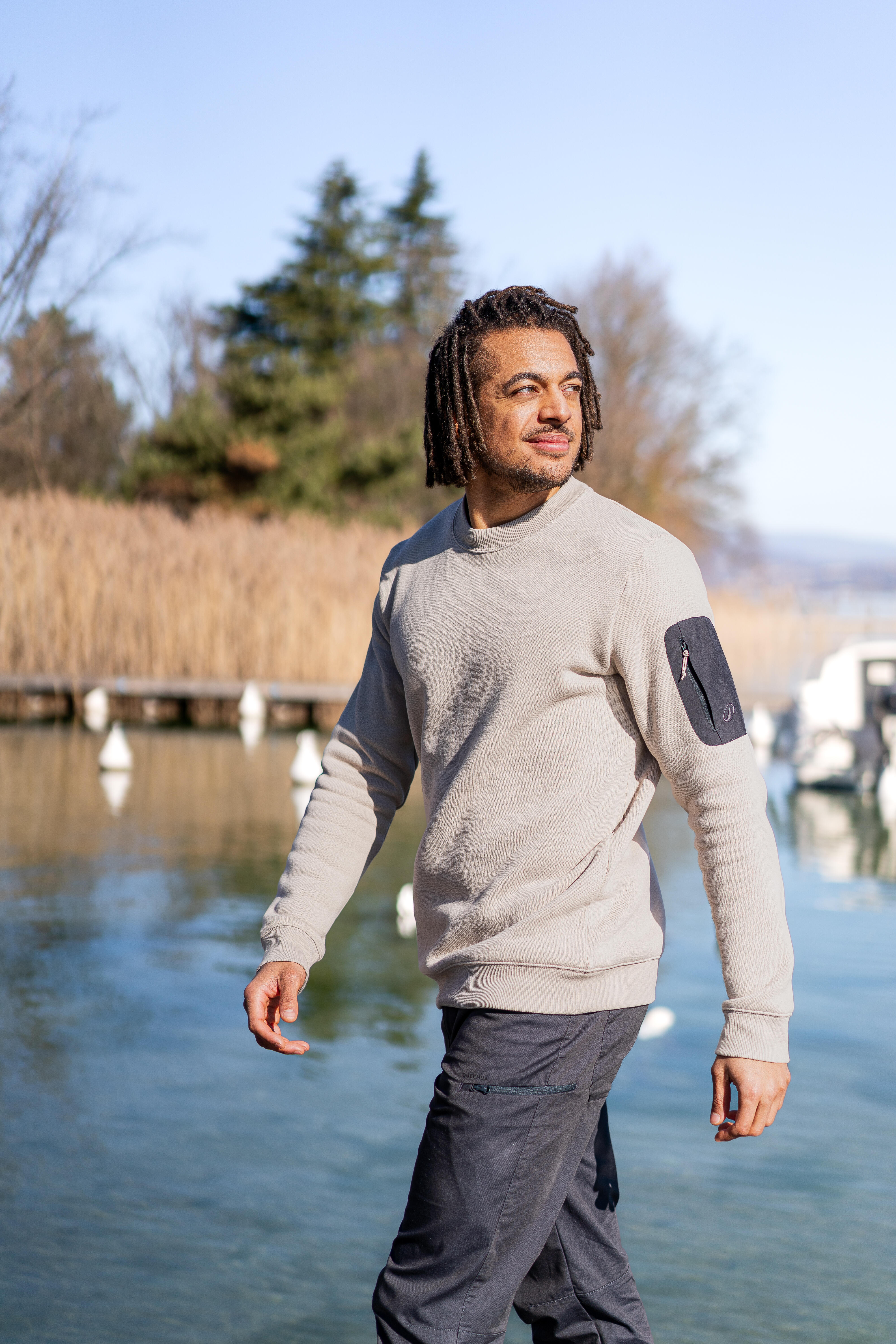 Men’s Hiking Sweater, NH 100 - QUECHUA