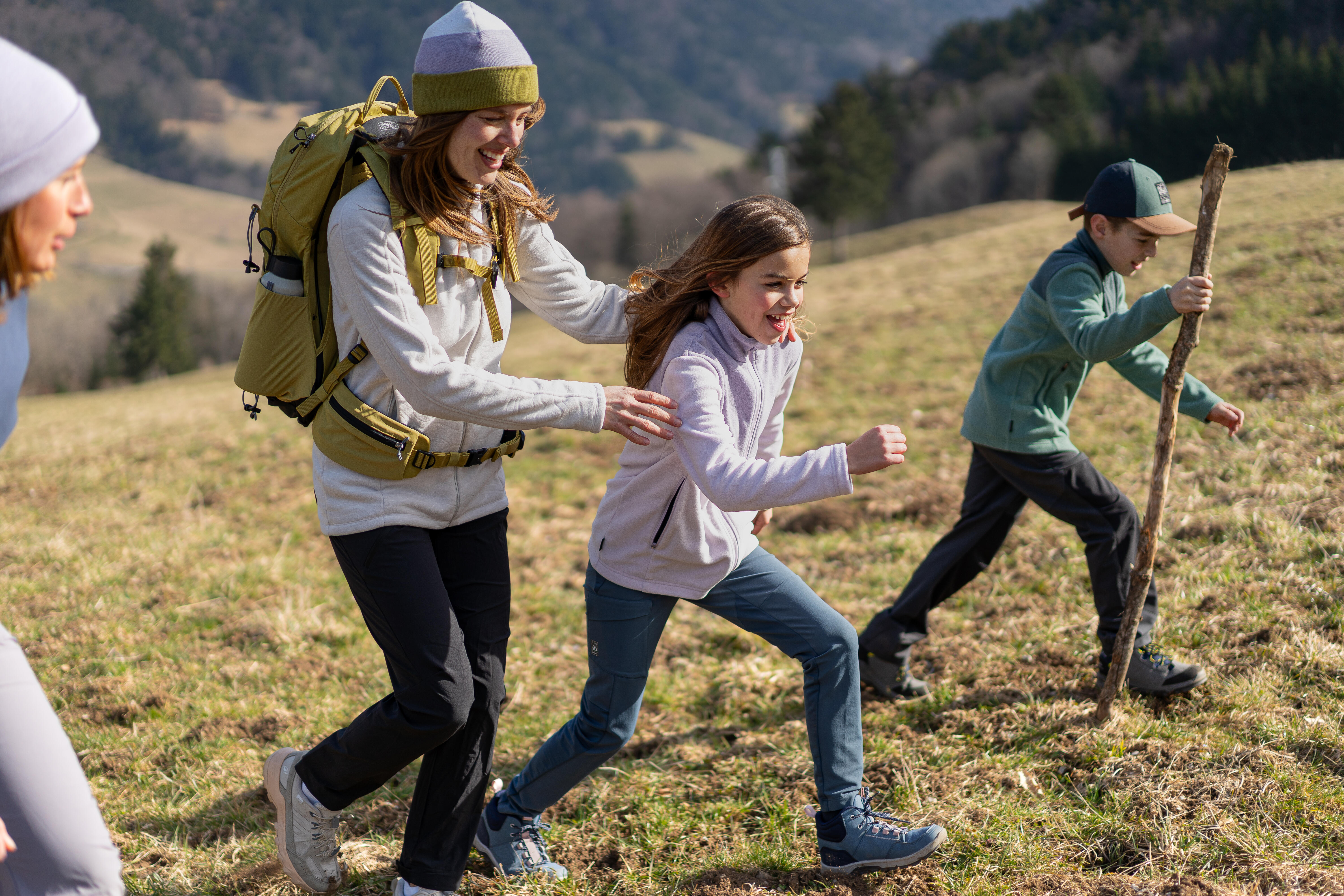 Kids’ Hiking Leggings, MH 500 Age 7–15 - QUECHUA