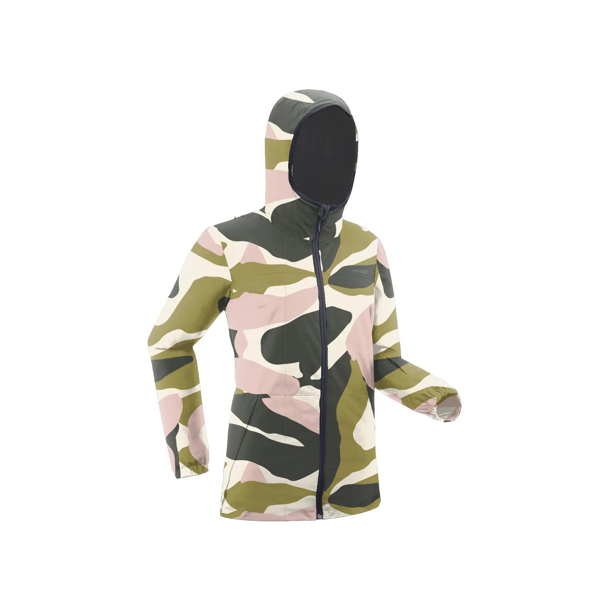 Veste de ski et snowboard chaud et  imperméable femme, 100 camo 11/11